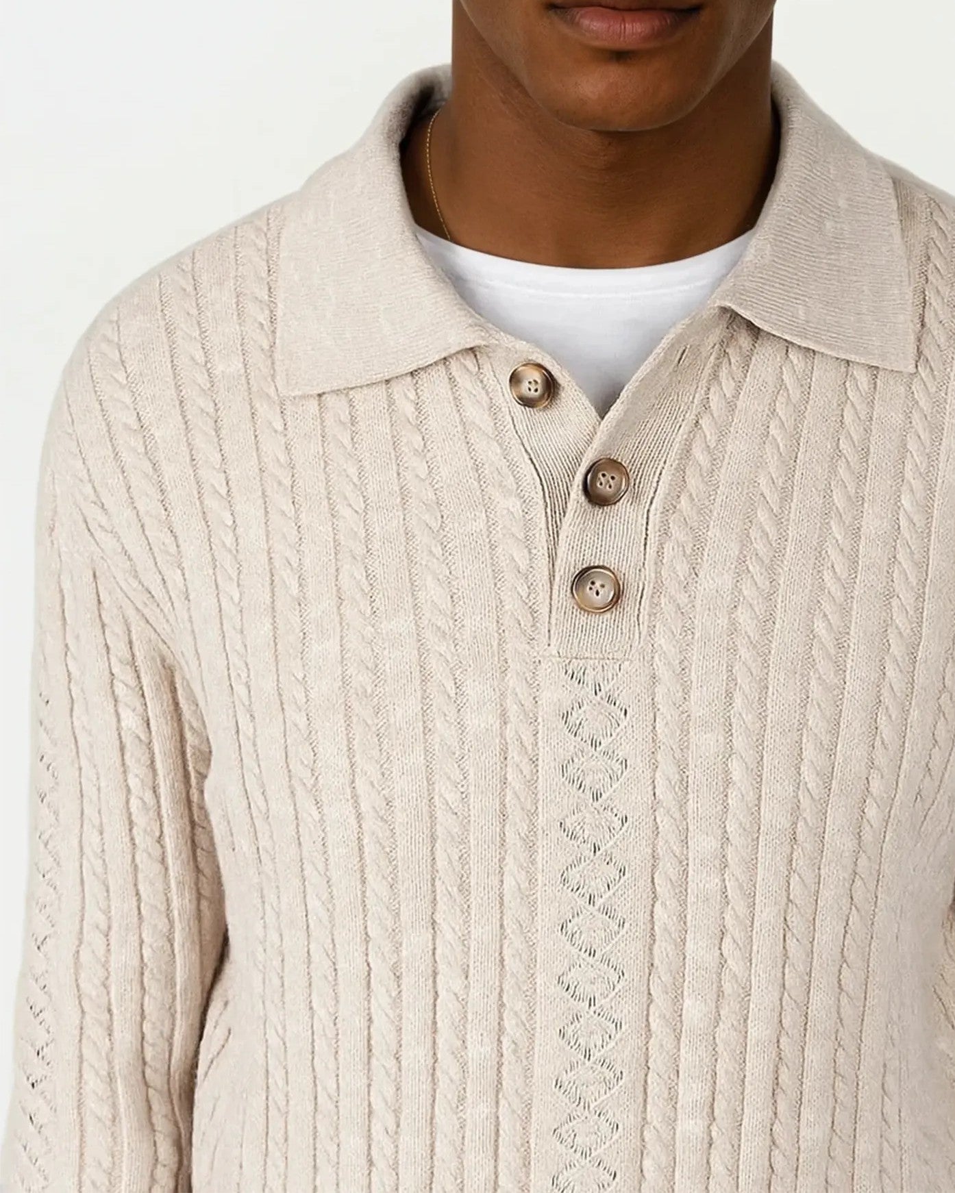 Jules Knitted Polo Tröja