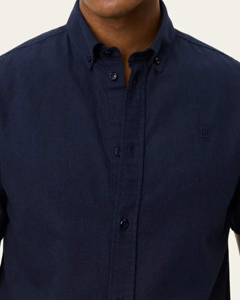 Konrad Cotton Linen SS Skjorta