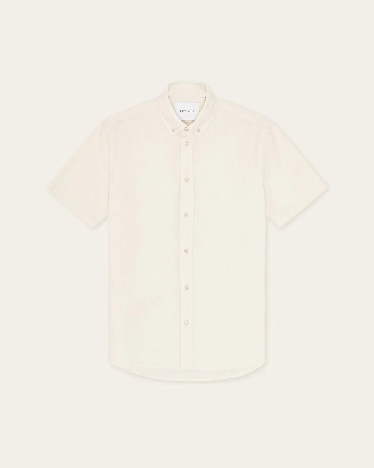 Konrad Cotton Linen SS Skjorta
