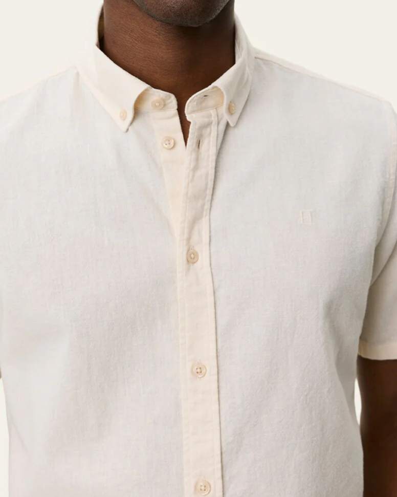 Konrad Cotton Linen SS Skjorta