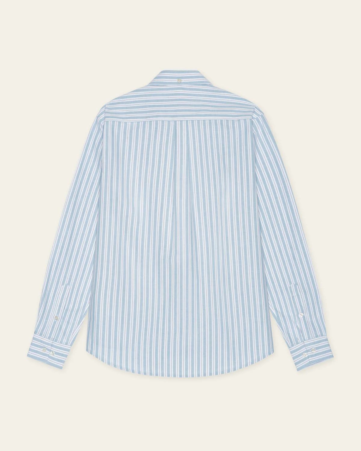 Konrad Striped Oxford Skjorta