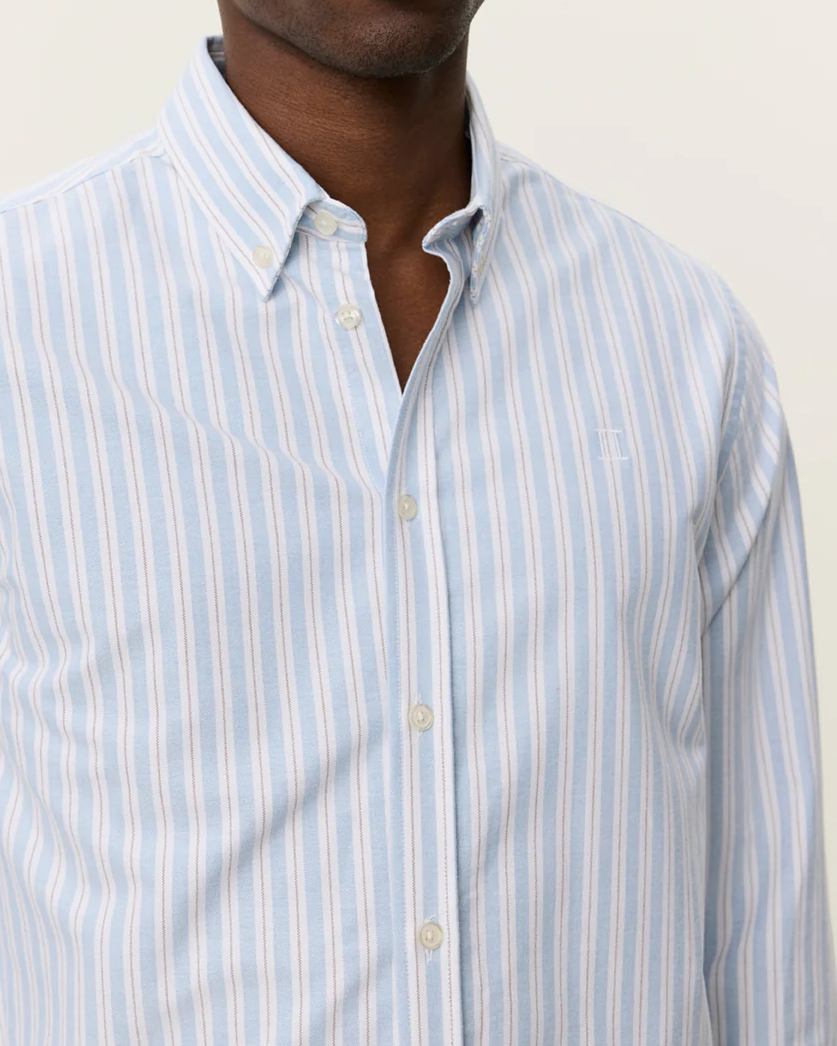 Konrad Striped Oxford Skjorta