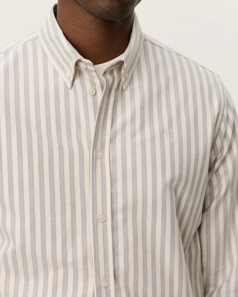 Konrad Striped Oxford Skjorta