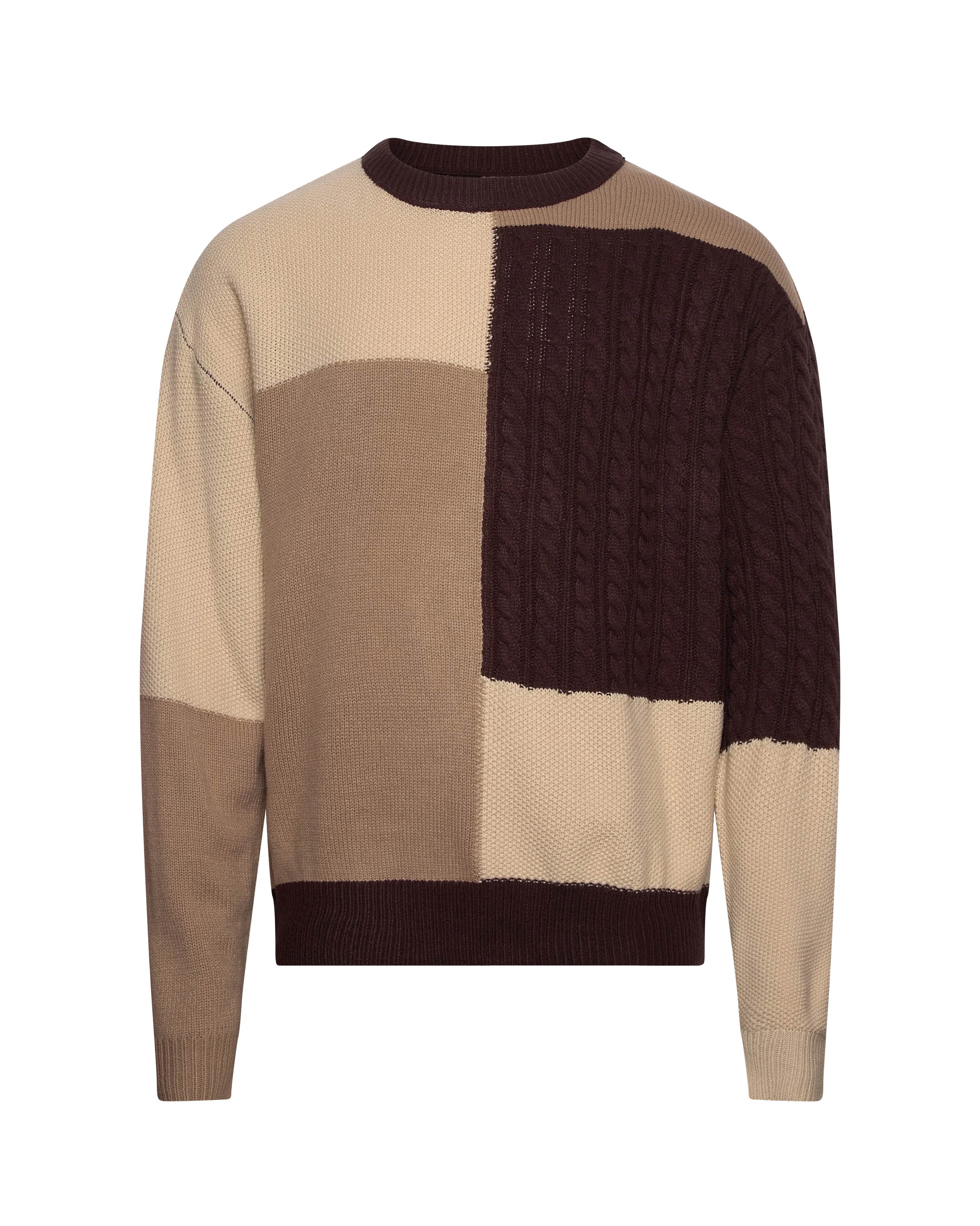 Kurt Patch Knit - Brun
