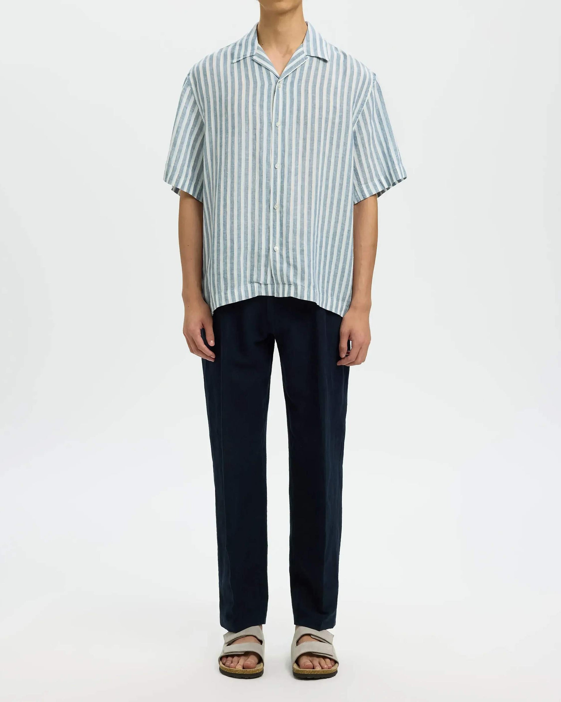 Kylian SS Linen Resort Skjorta