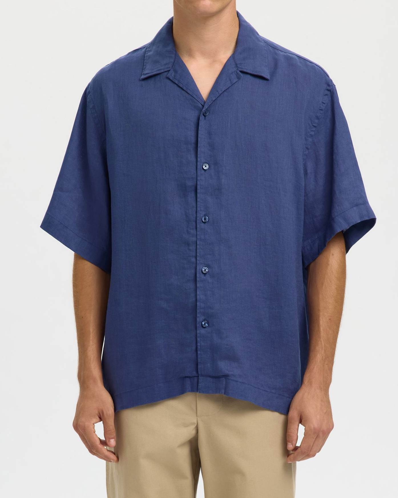 Kylian SS Linen Skjorta