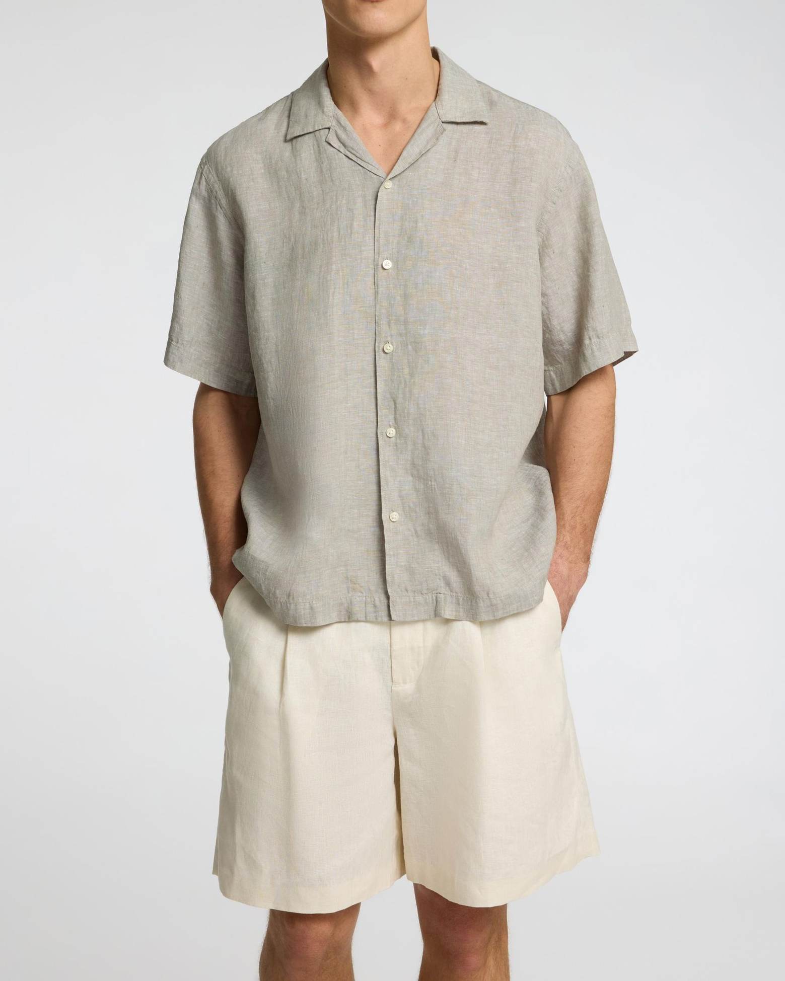 Kylian SS Linen Skjorta