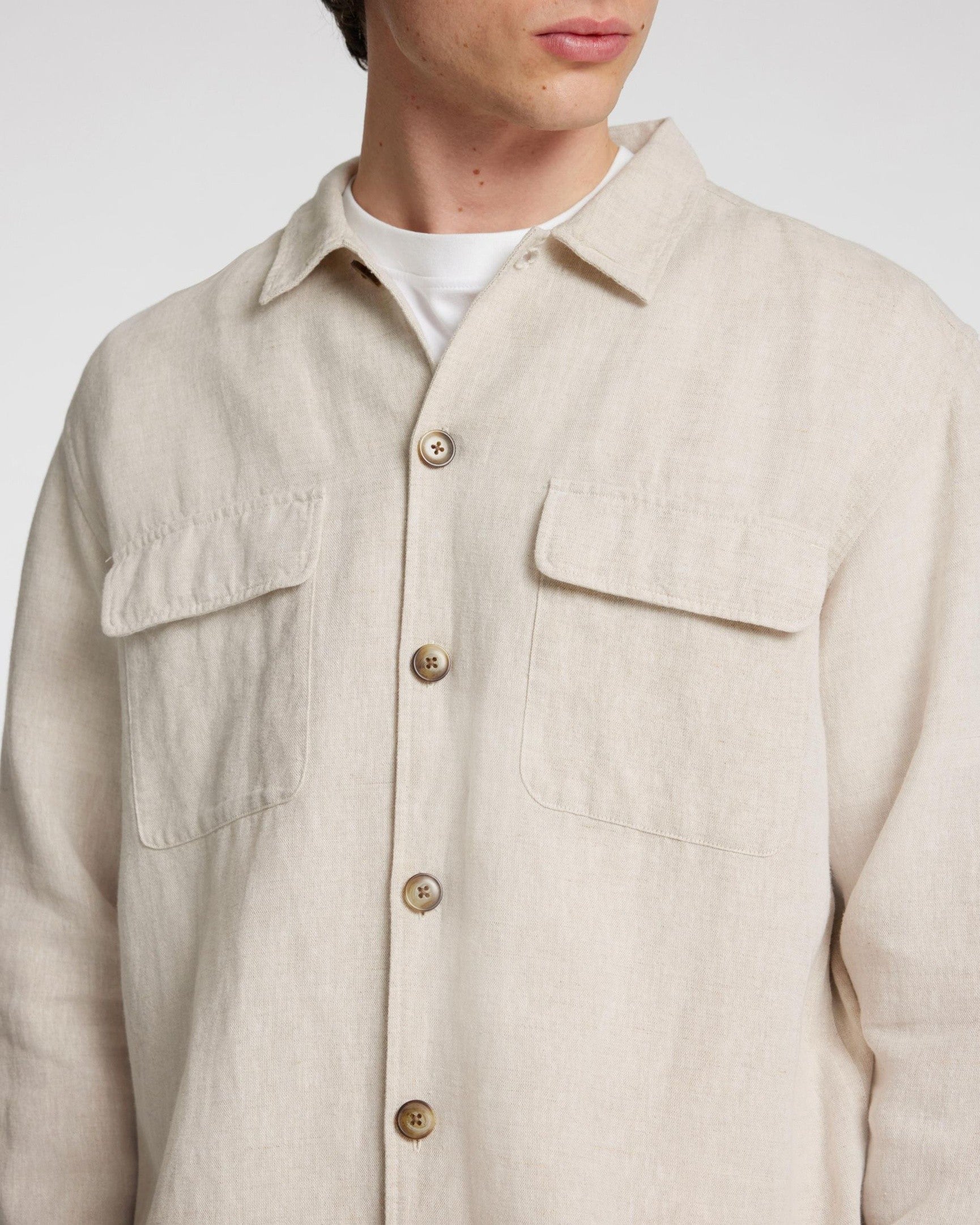 Leroy Linen Blend Overshirt