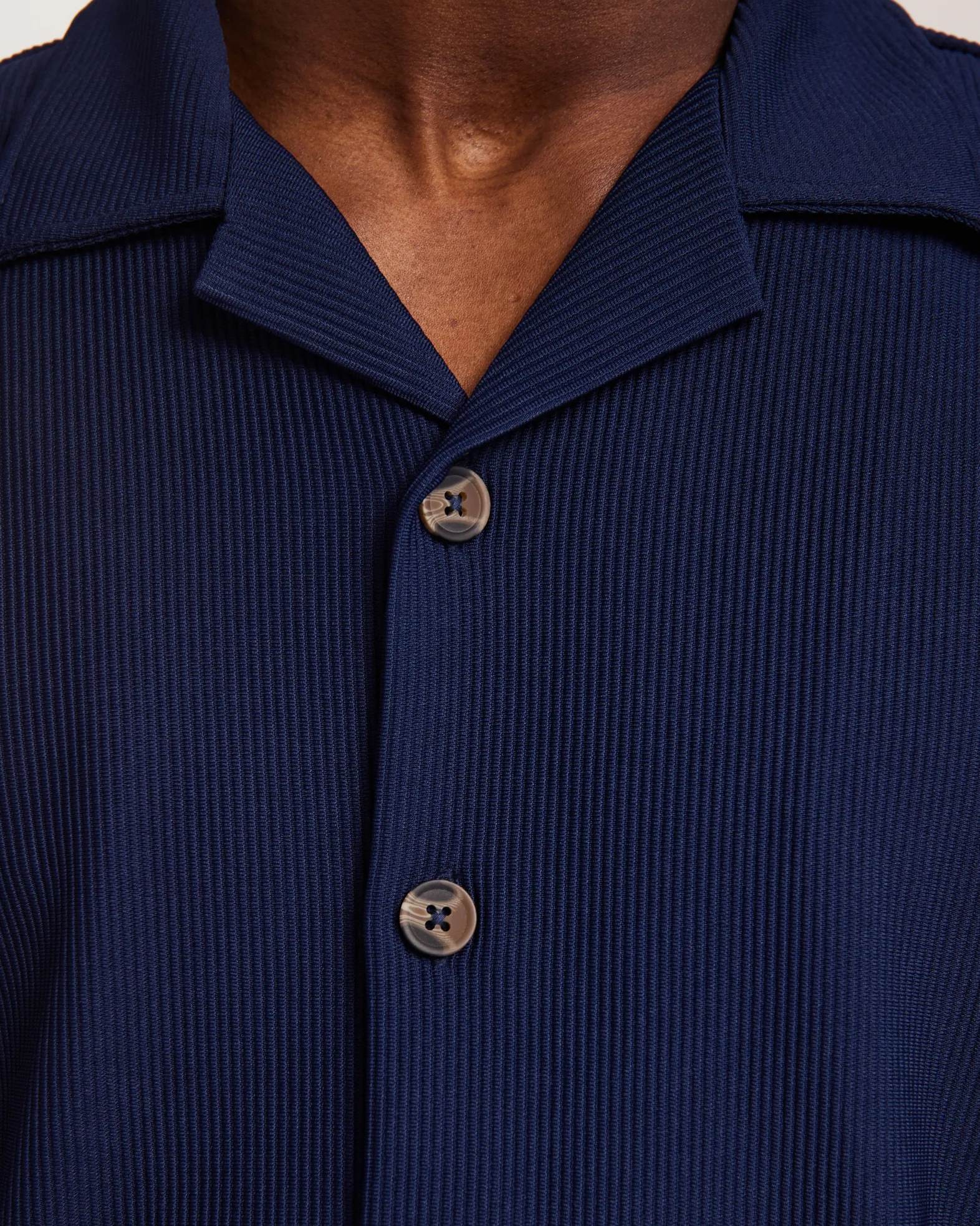 Loose Plisse Resort Skjorta