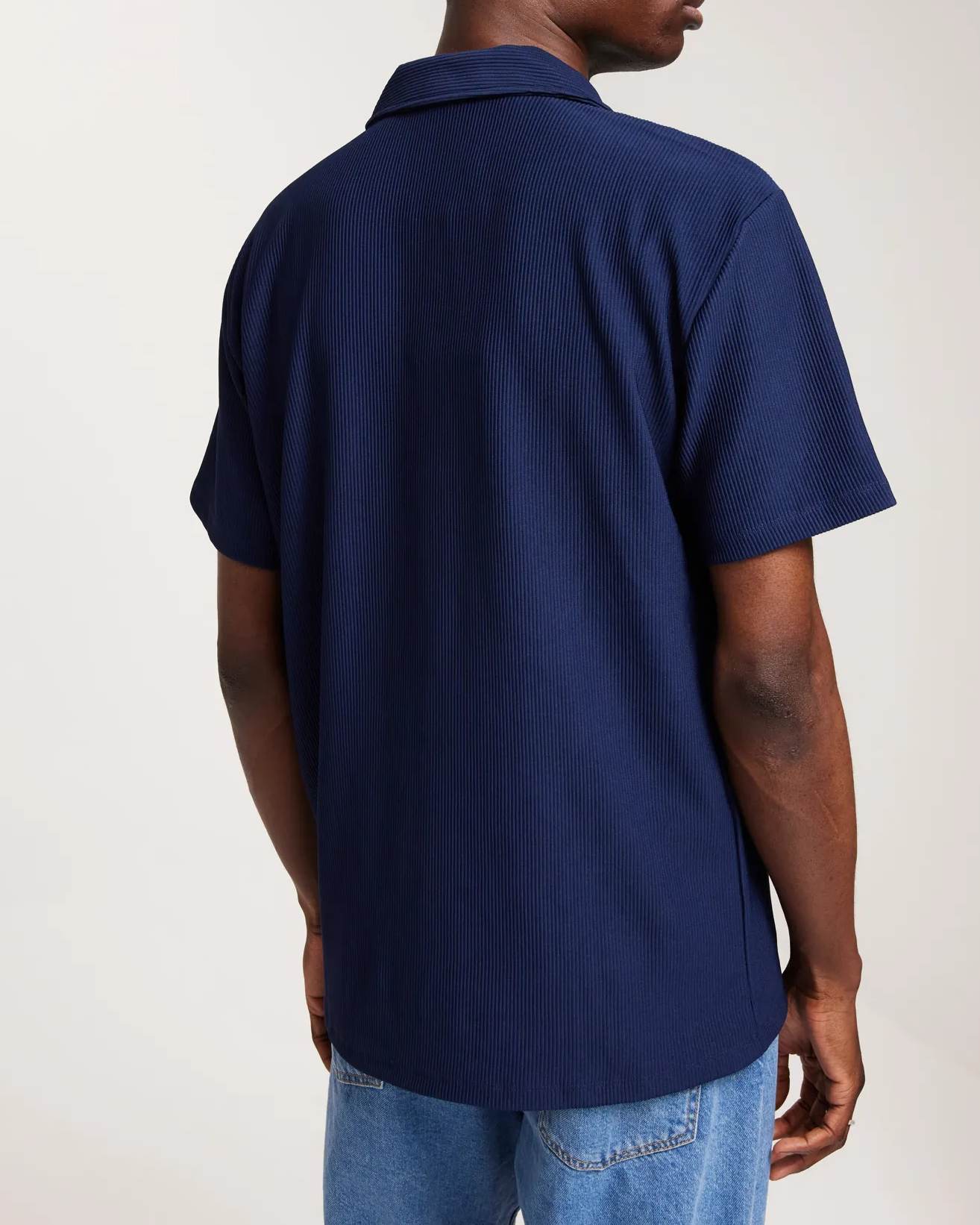 Loose Plisse Resort Skjorta