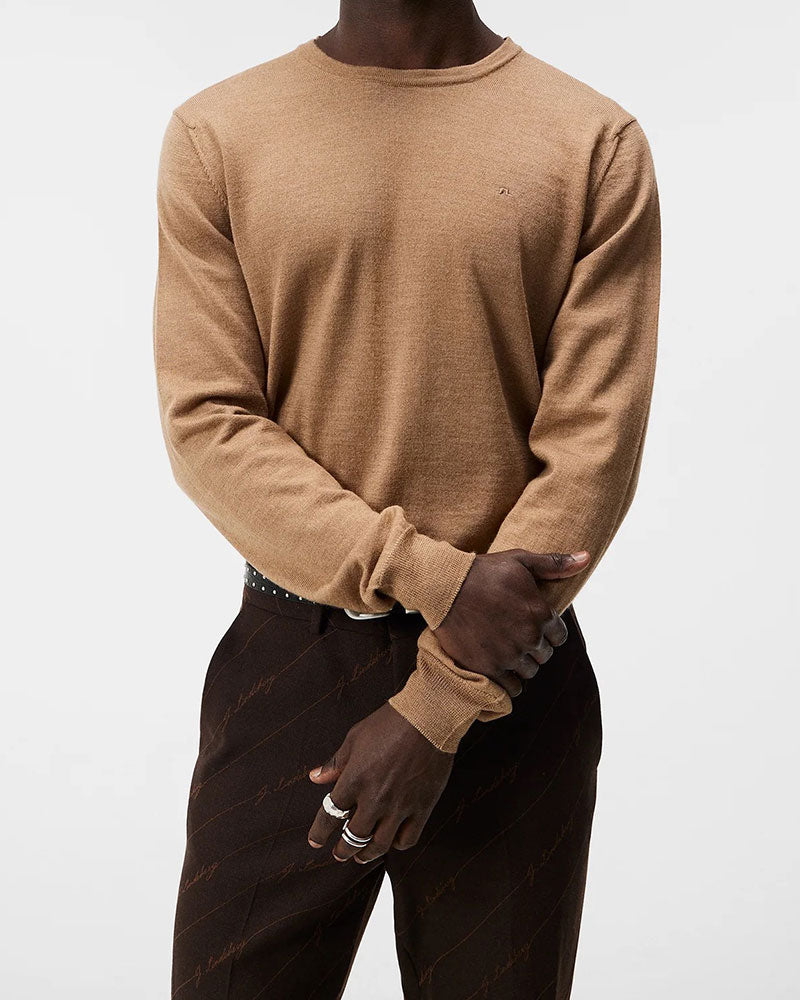 Lyle True Merino Tröja - Chipmunk Melange