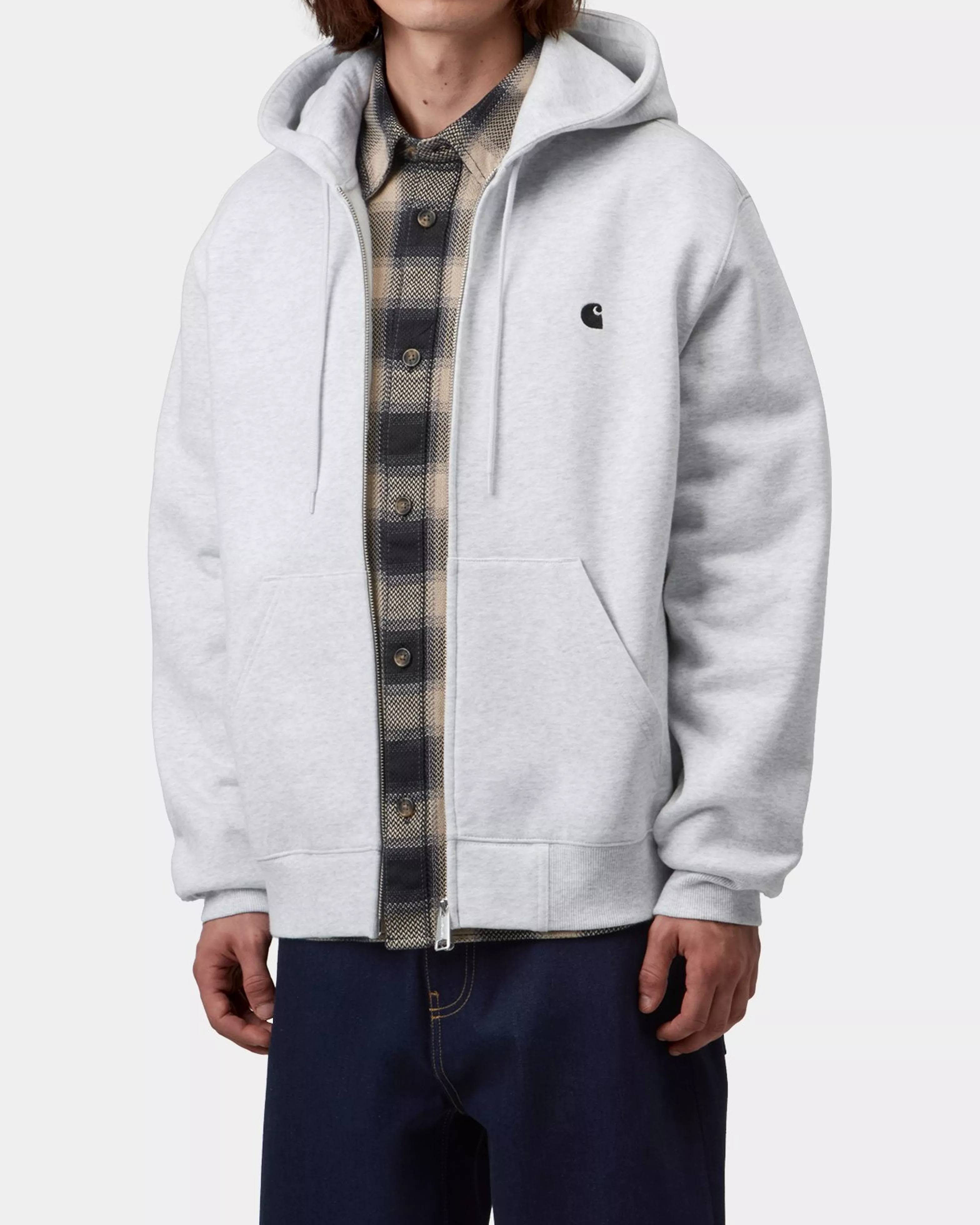 Mack Hoodie - Ash Heather/Black