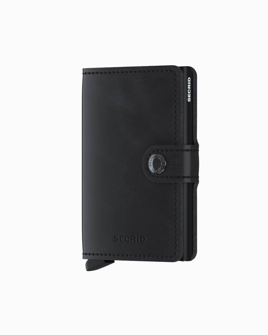 Miniwallet Vintage Plånbok - Black
