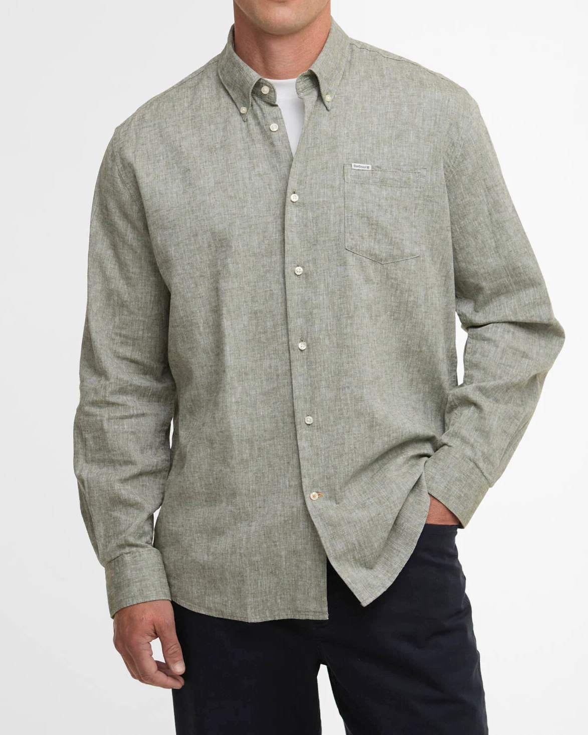 Barbour Nelson Skjorta - Olive