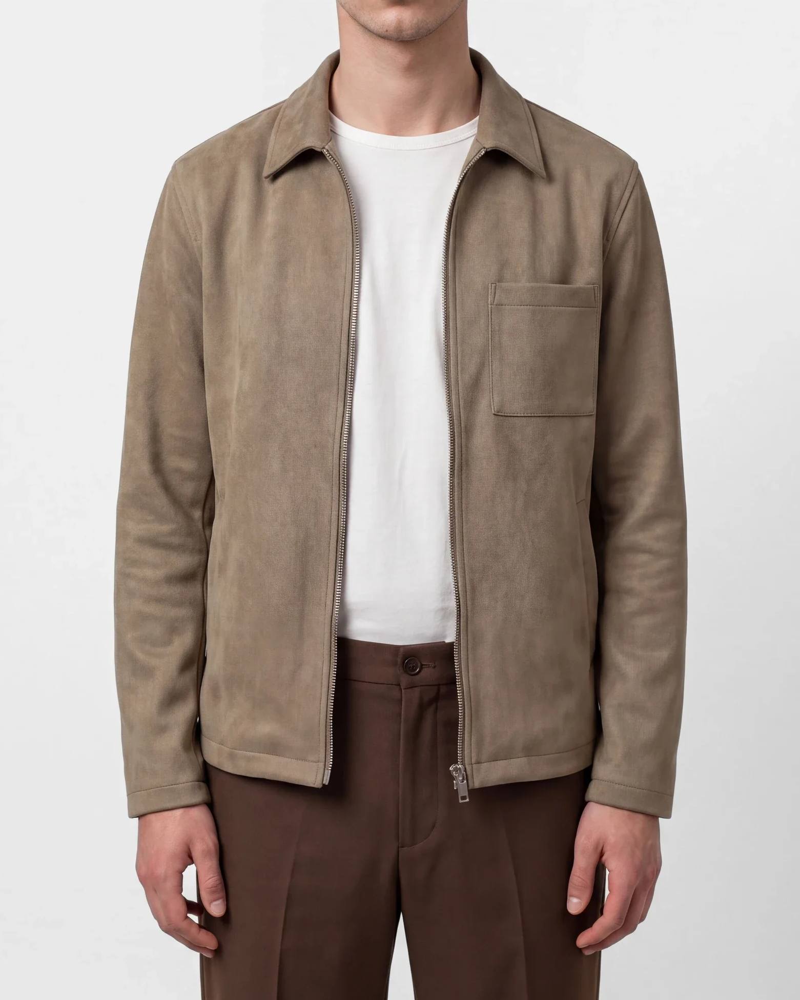 Neo Vegan Suede 2.0 Överskjorta - Dusty Clay