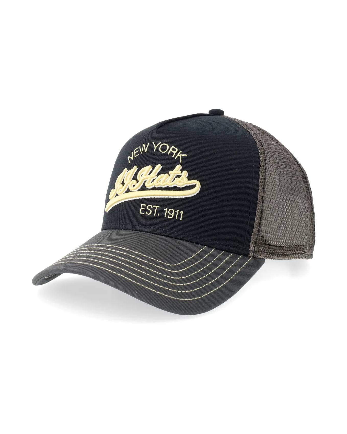 New York Trucker Keps - Anthra/Black