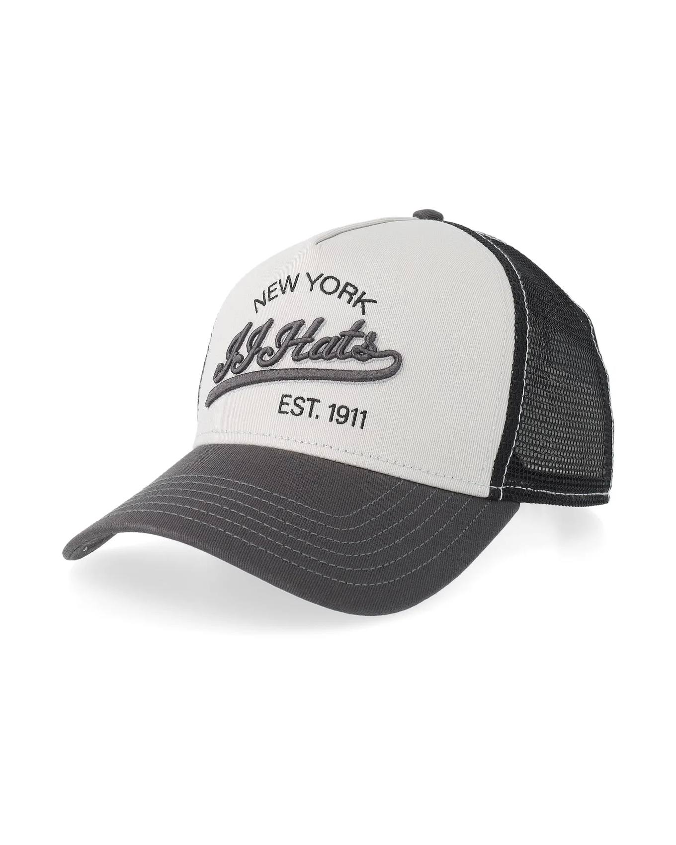 New York Trucker Keps - Grey/Grey