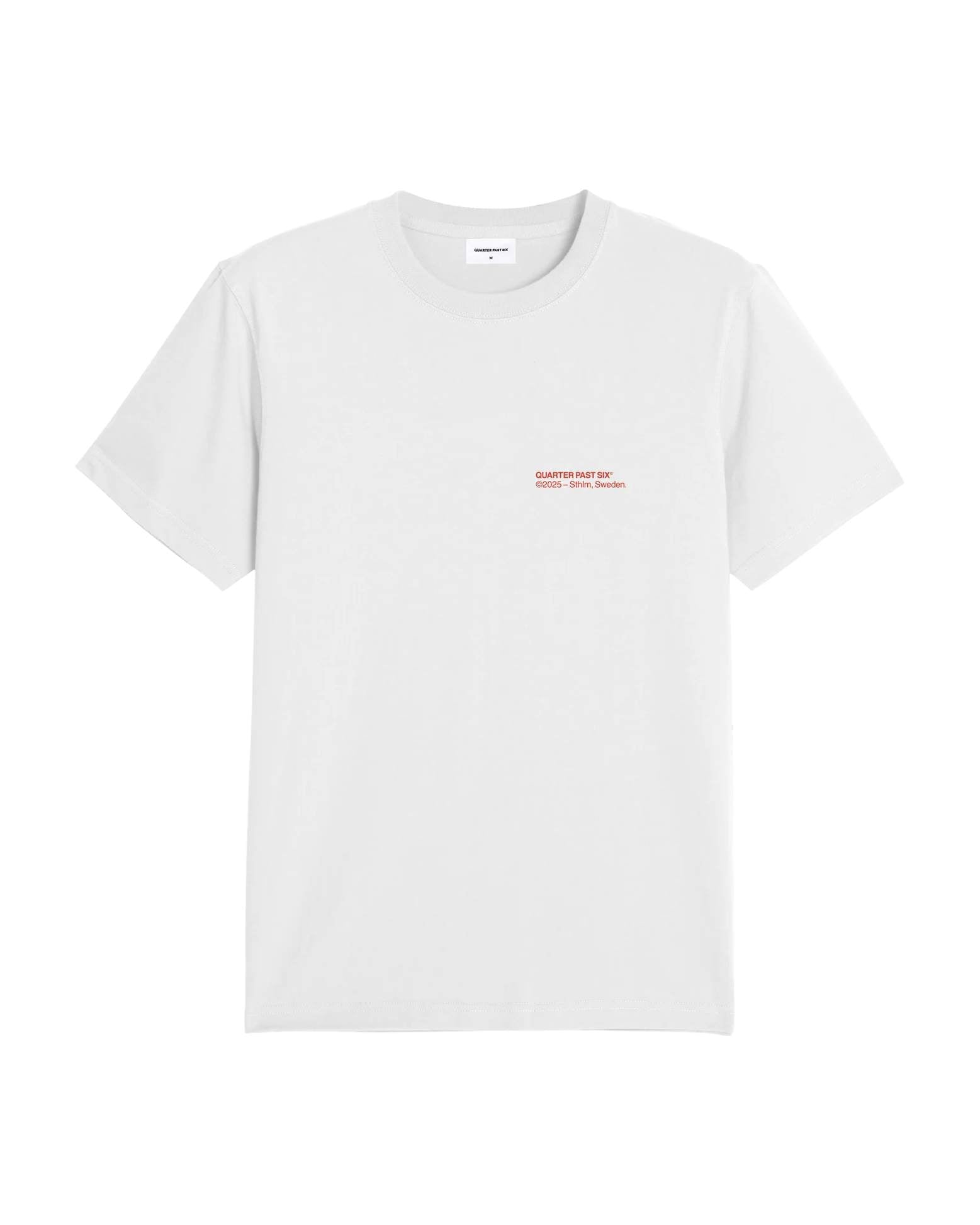 Nine To Five T-Shirt - White/Red
