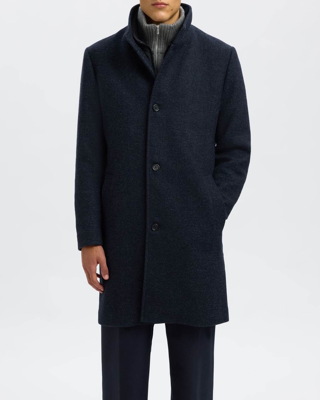 Rainar Wool Blend Rock - Sky Captain