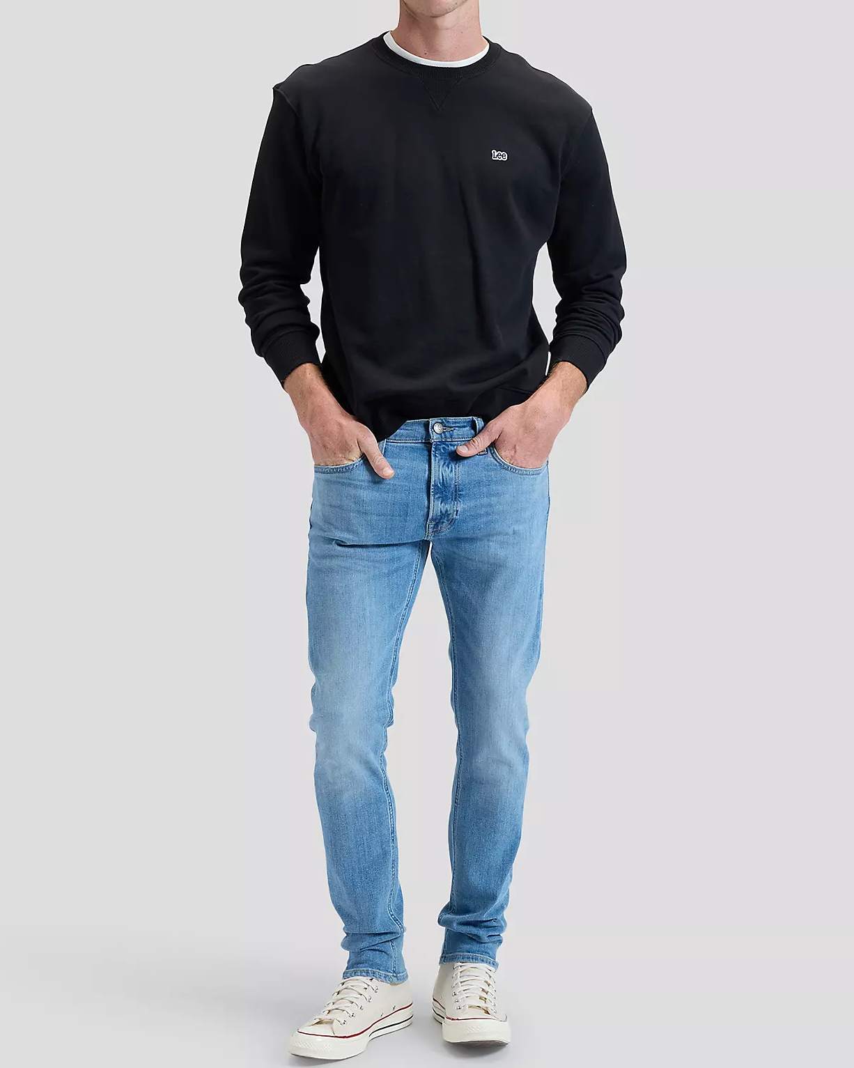 Regular Patch Crew Sweatshirt