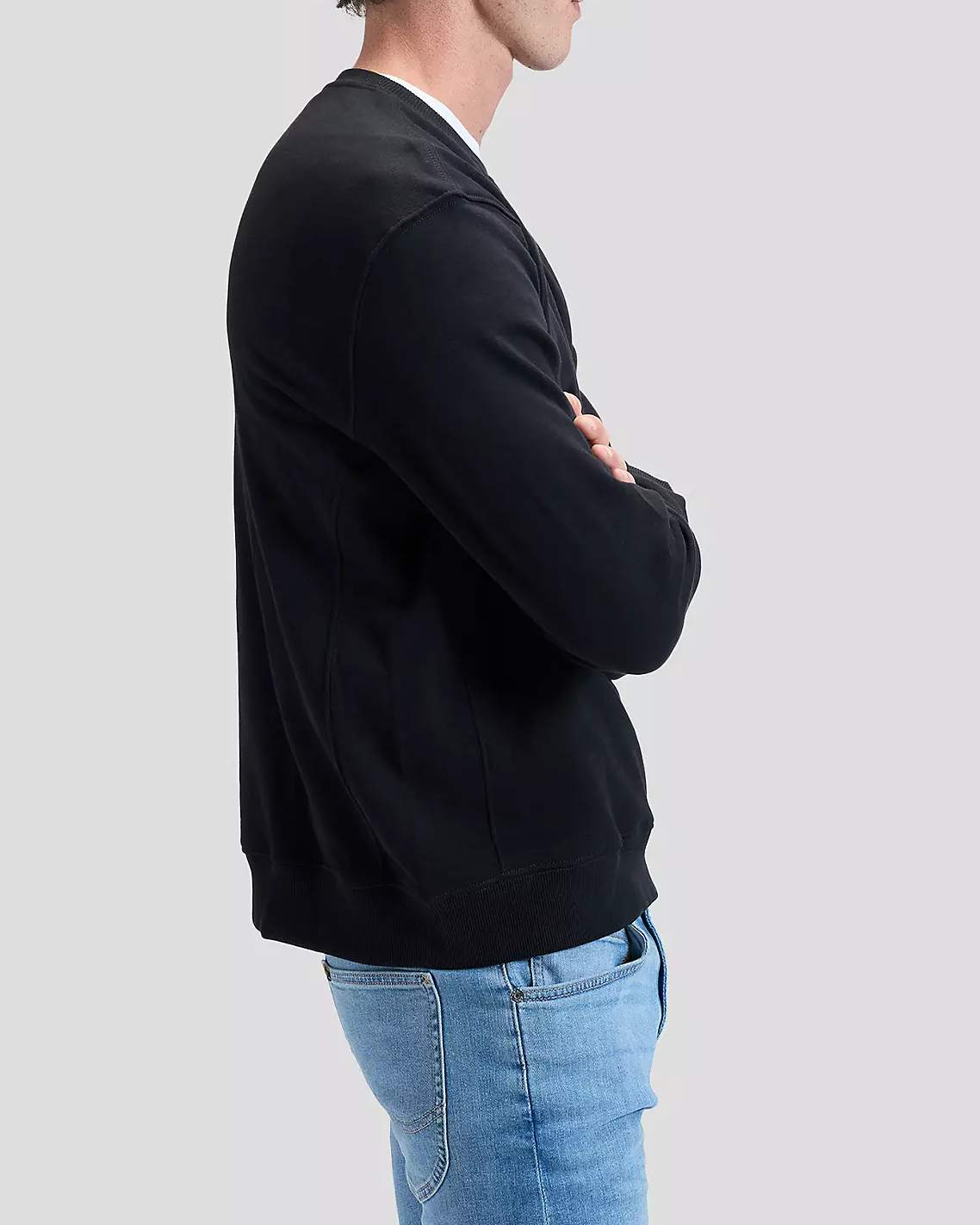 Regular Patch Crew Sweatshirt