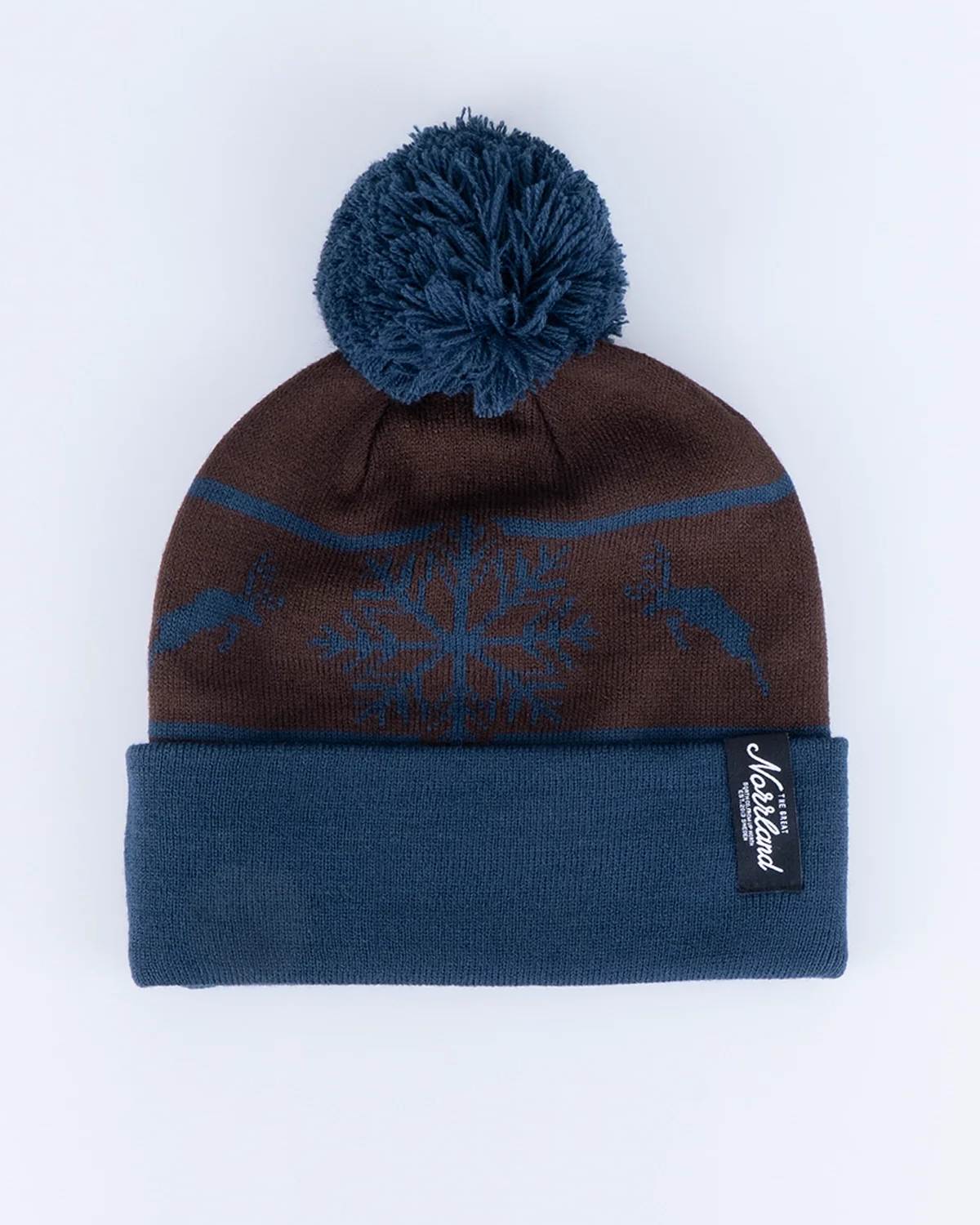 Reindeer Pom Pom Mössa - Brown