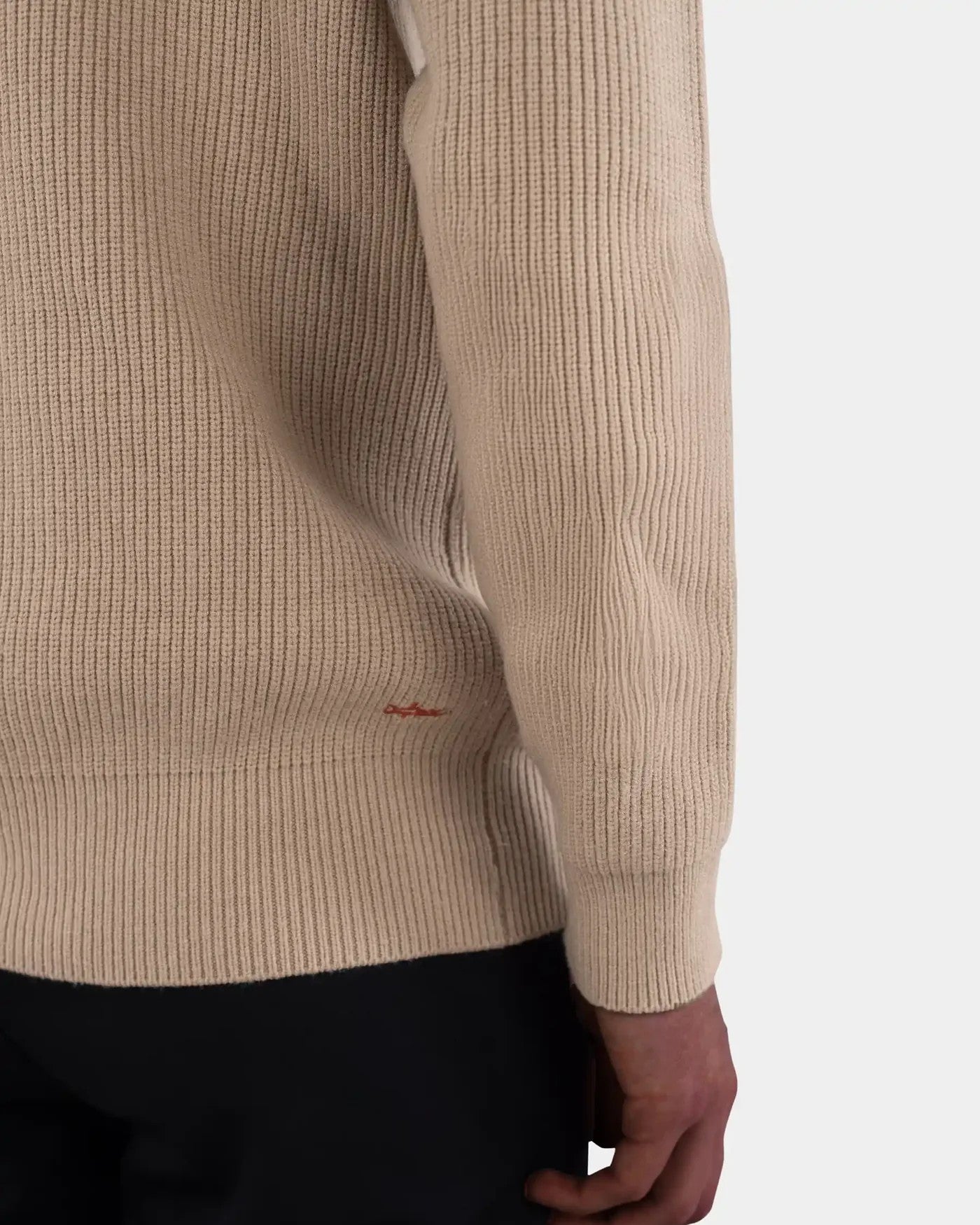 Reuben Knitted Half Zip Tröja