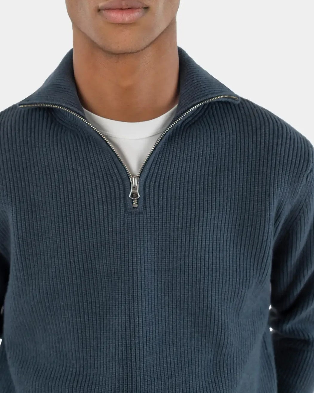 Reuben Knitted Half Zip Tröja
