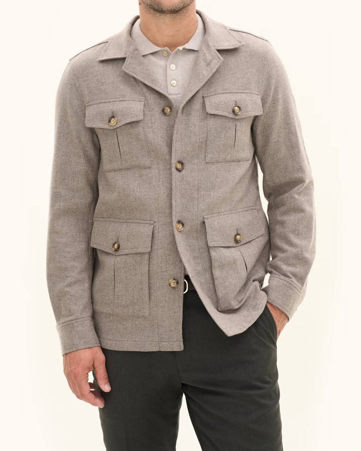 Safari Wool Overshirt