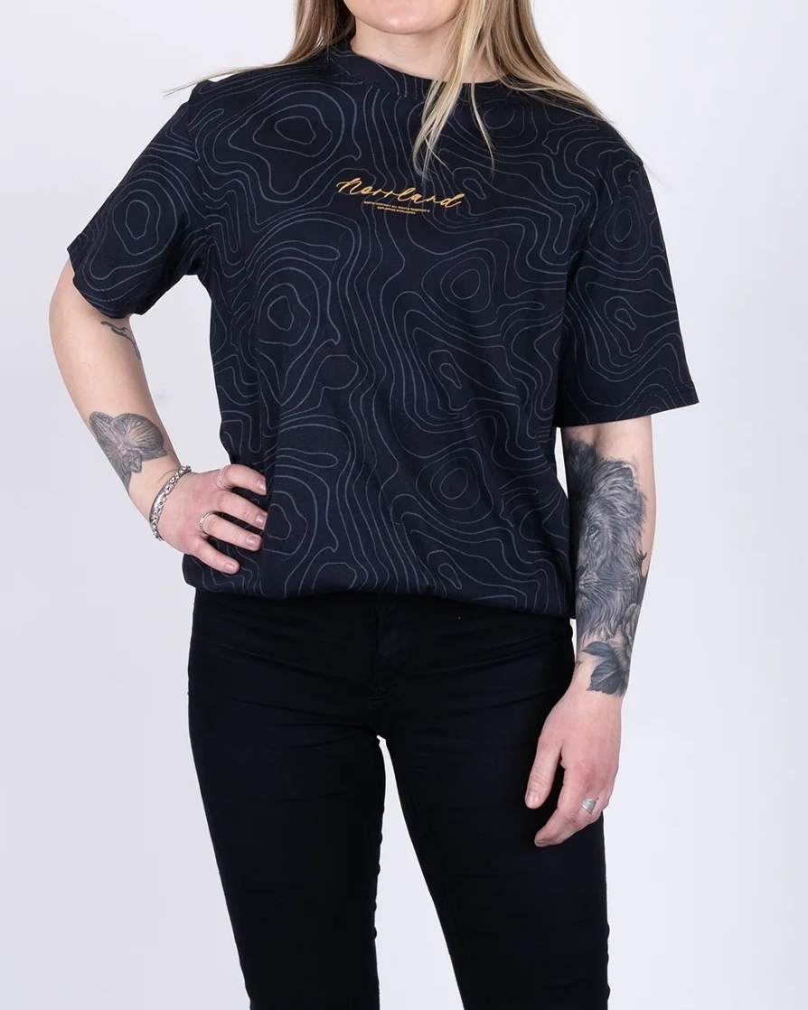 Signature Topografi T-Shirt - Svart