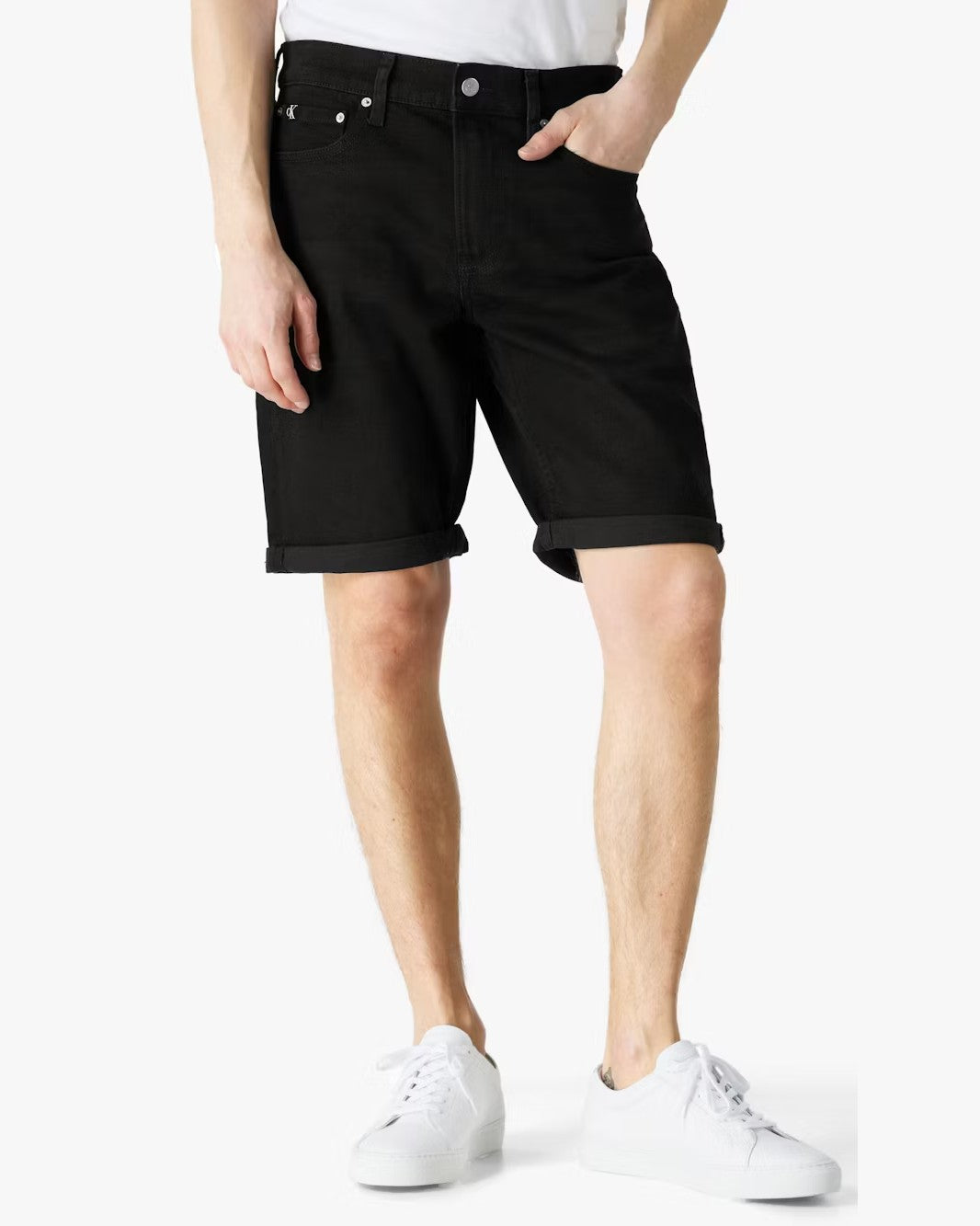 Slim Denim Shorts