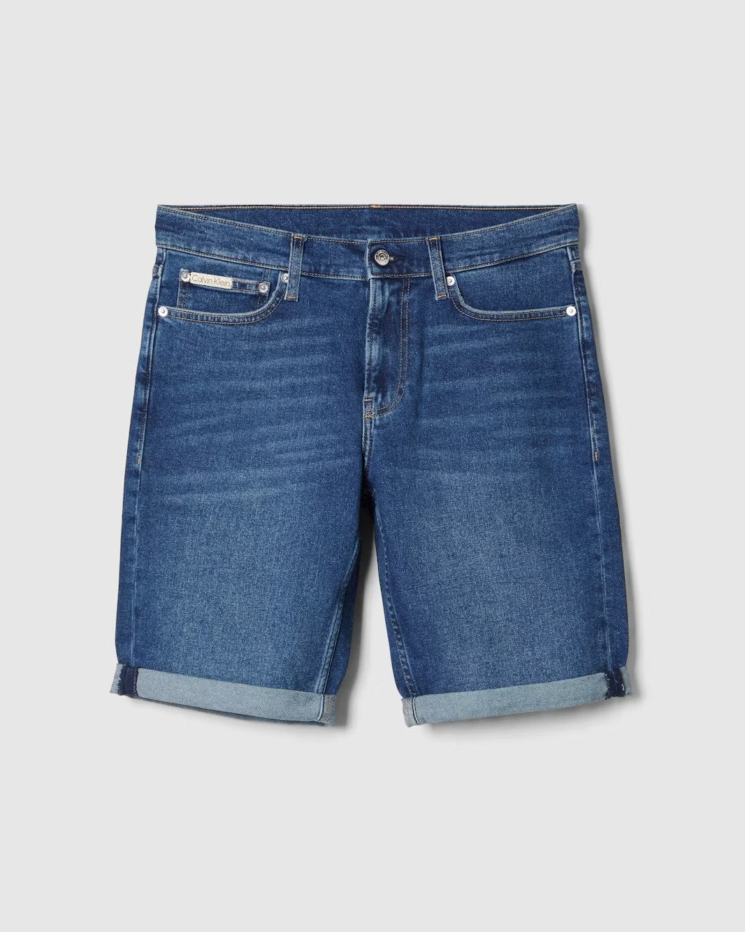Slim Denim Shorts