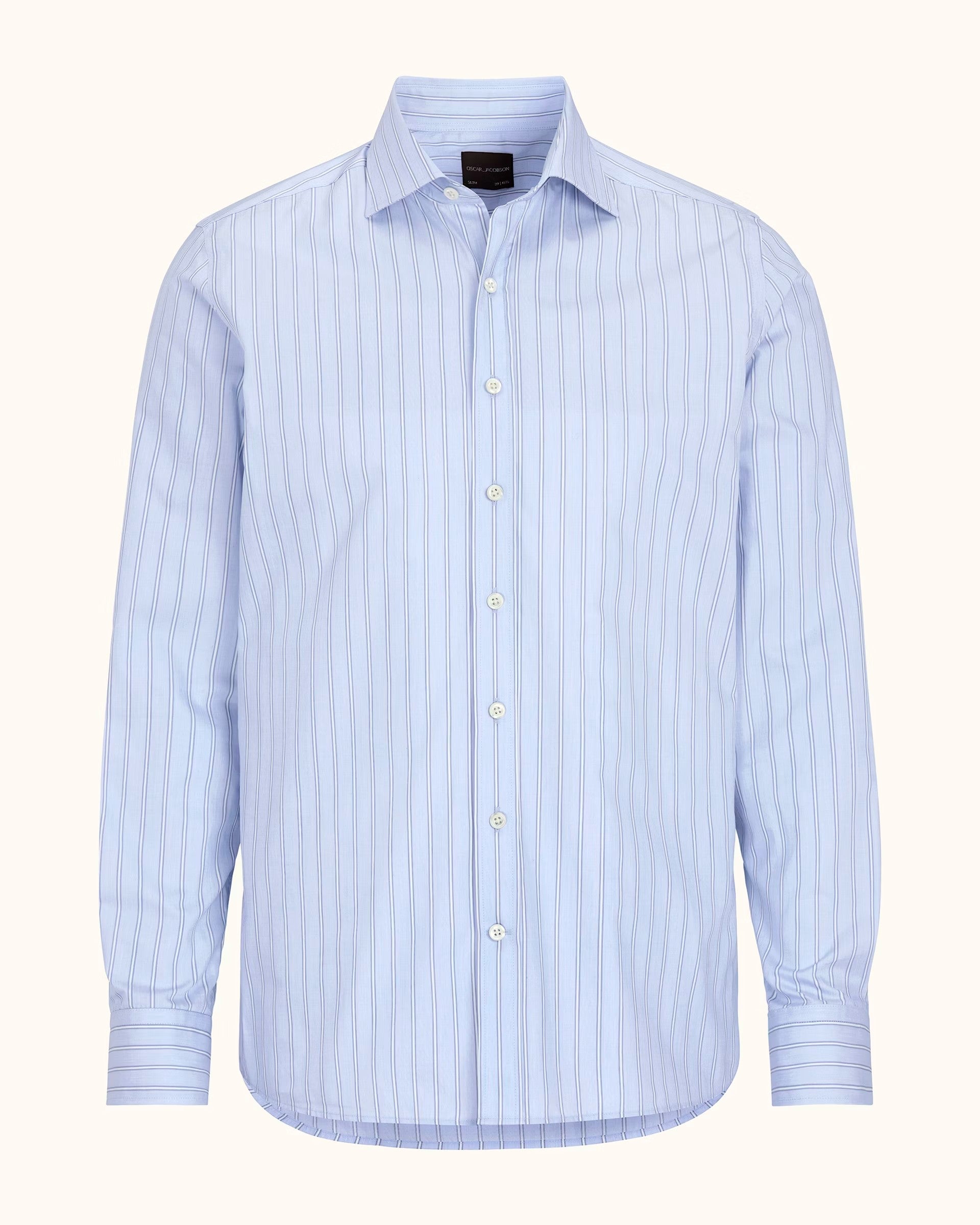 Slim Cut Away Wide Stripe Skjorta