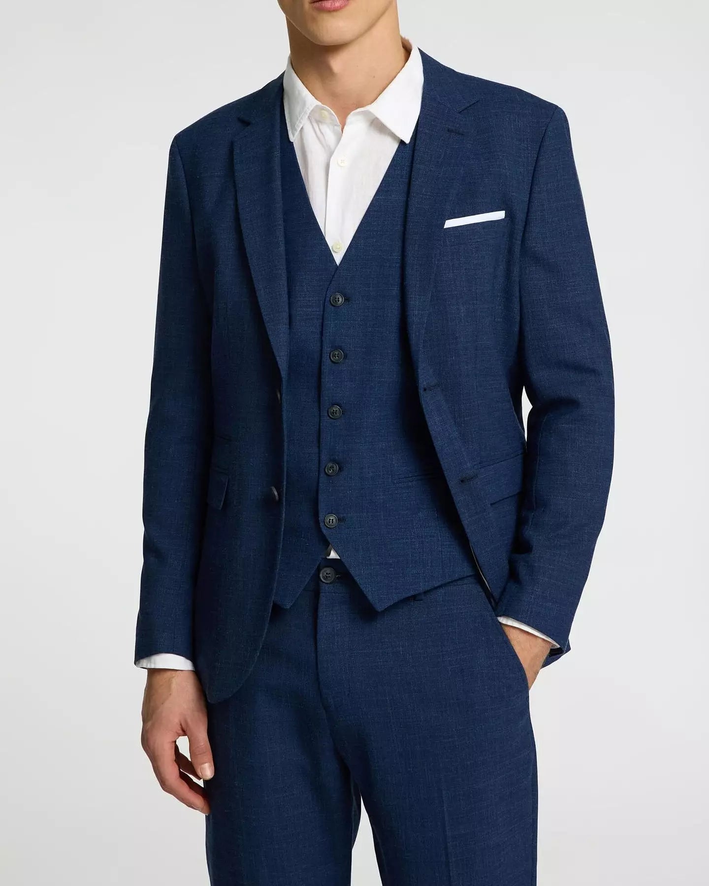 Slim Oasis Linen Väst