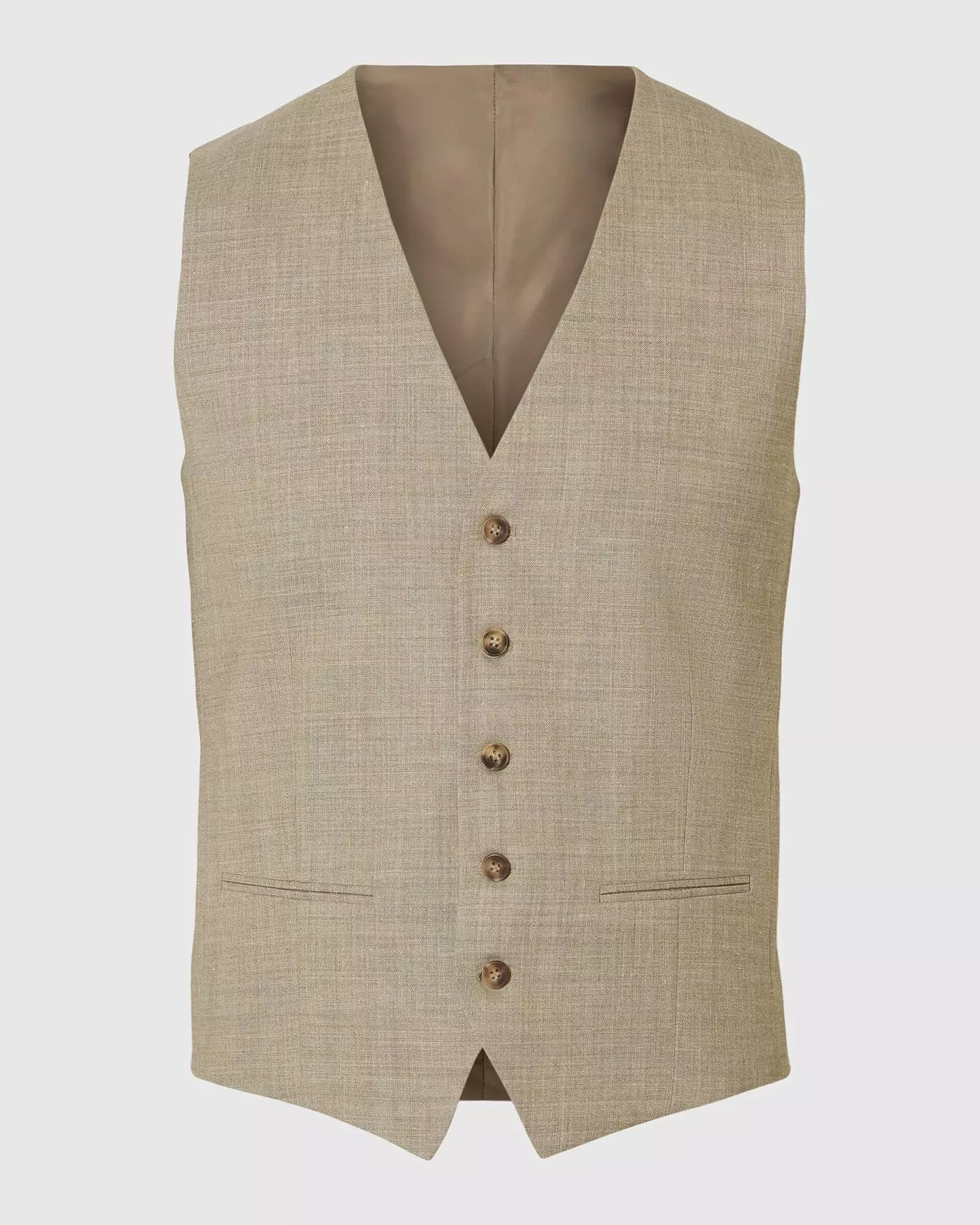 Slim Oasis Linen Väst