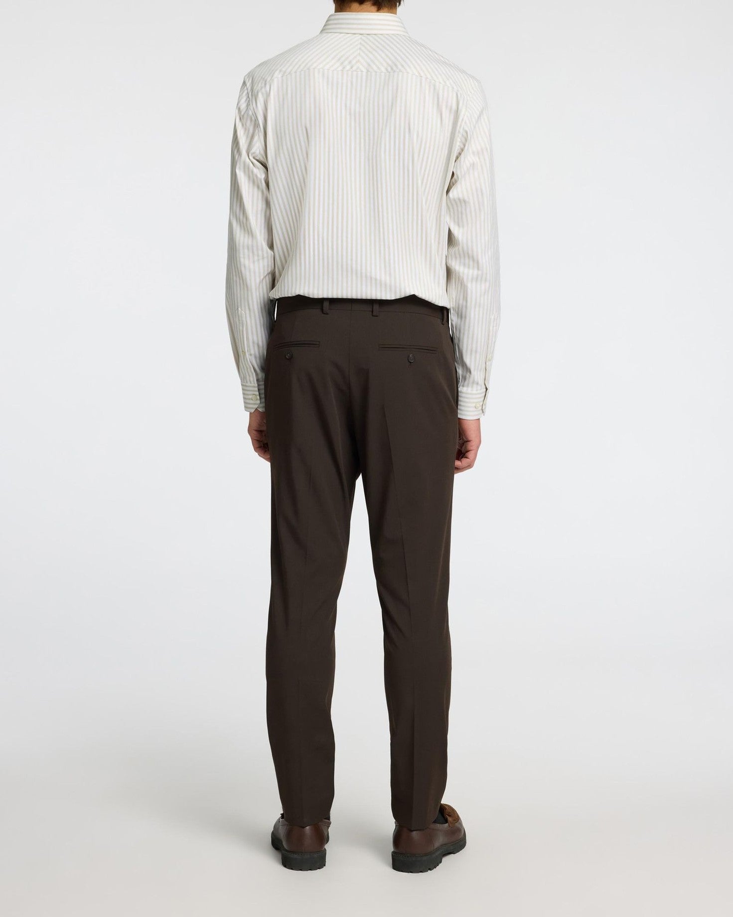 Slim Performance Stripes Skjorta