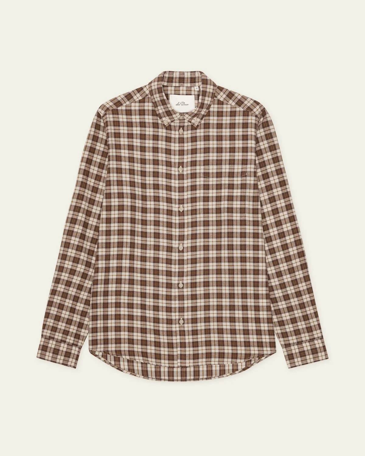Soft Check Shirt - Ivory