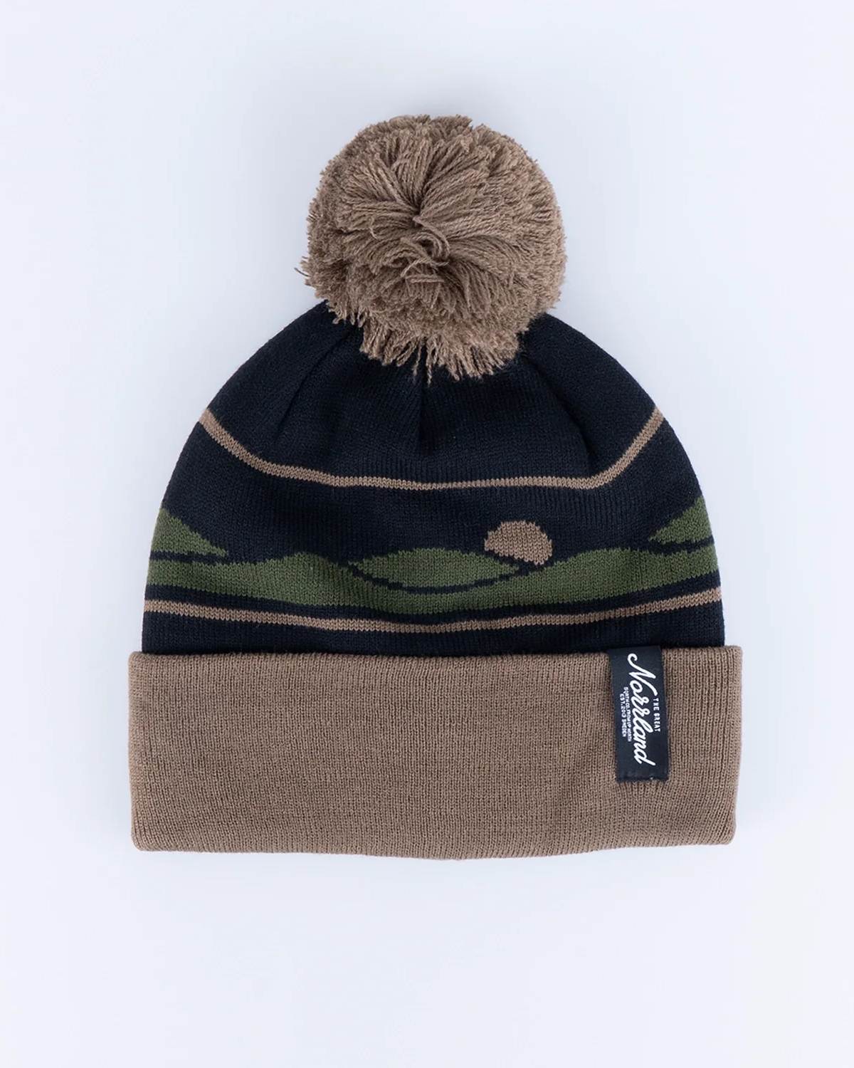 Sundown Pom Pom Mössa - Brown