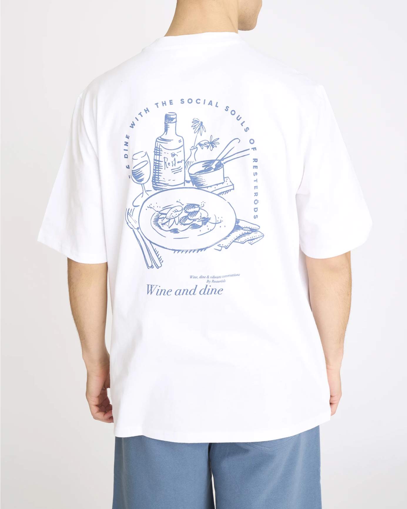 TAS Print T-Shirt - Vit