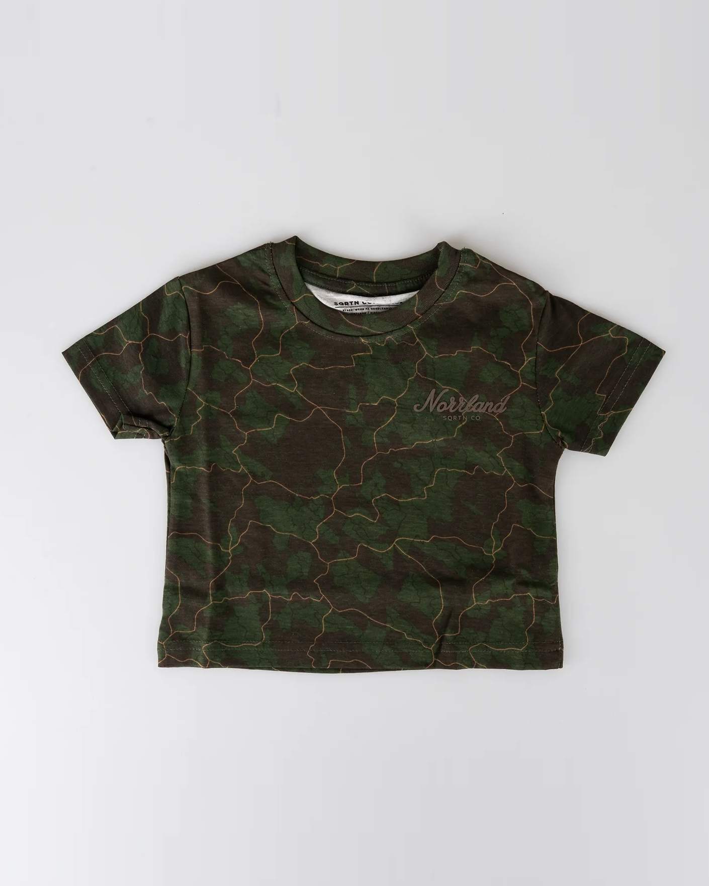 TGN Mini Script Norrland Kids T-Shirt - Camo