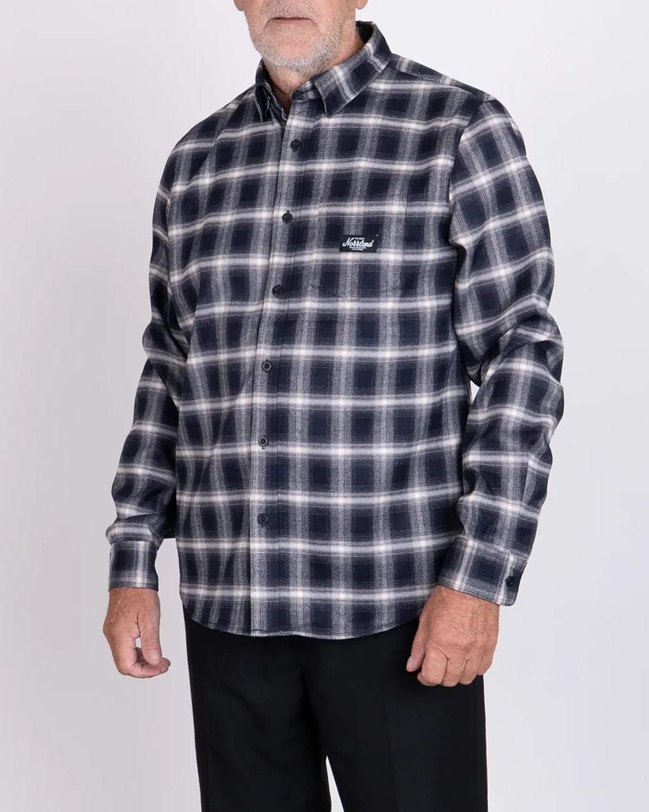 TGN Patch Flanell Skjorta - Glaciärgrå