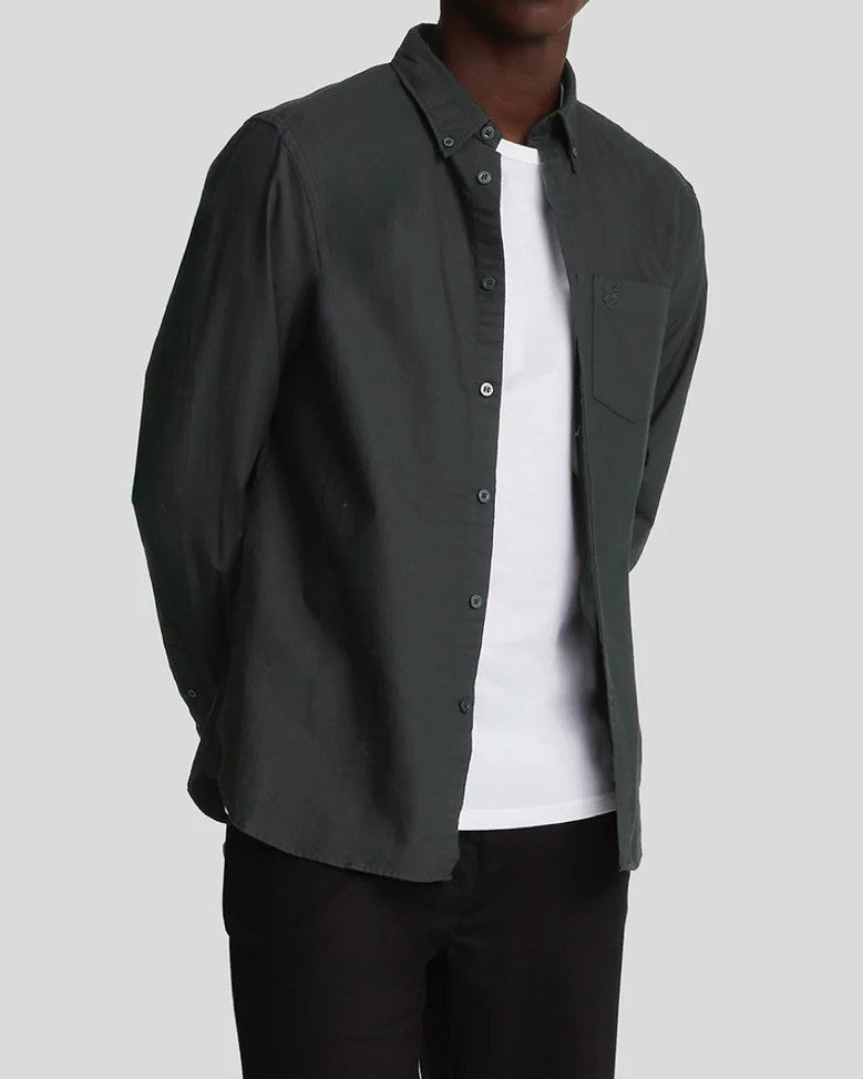 Tonal Eagle Plain Oxford Skjorta