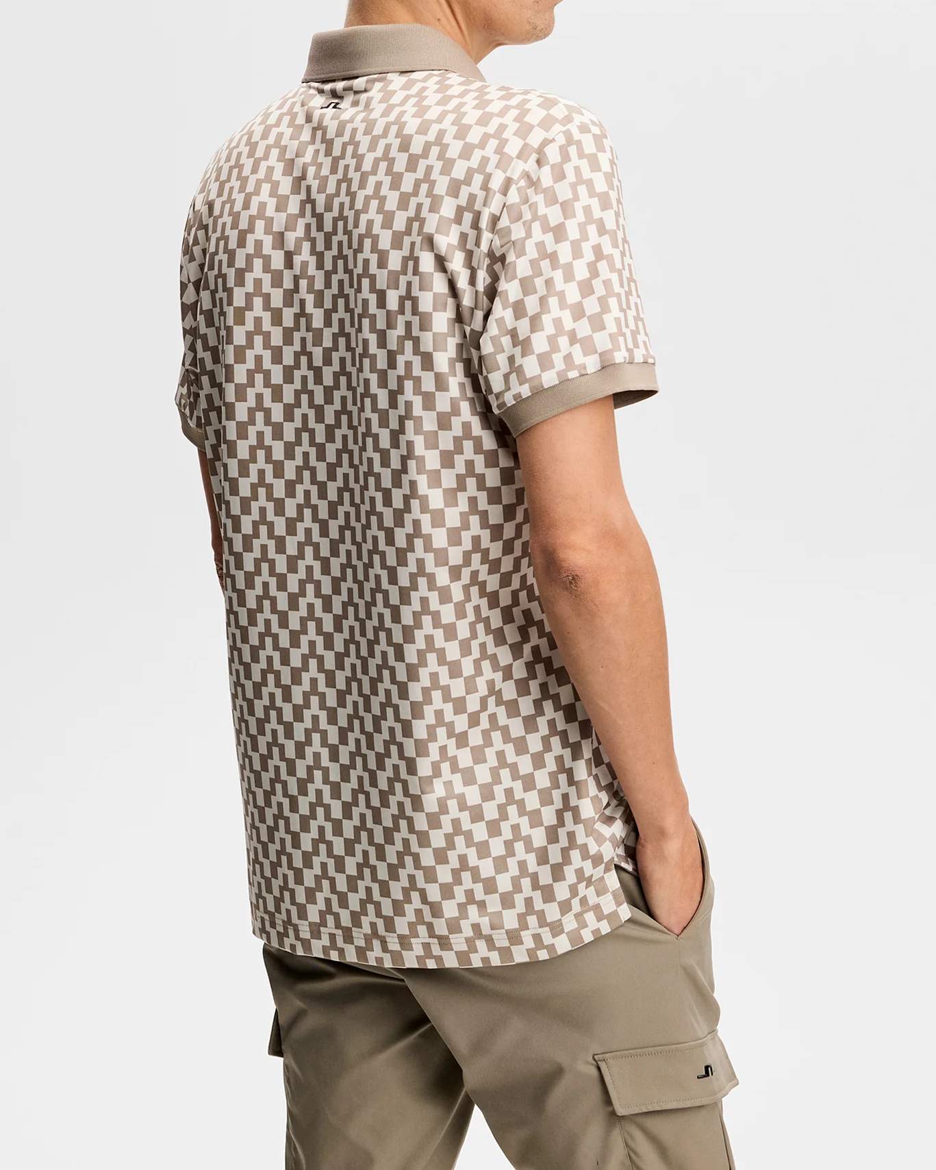 Tour Tech Print Polo Bridge Stack Pikétröja