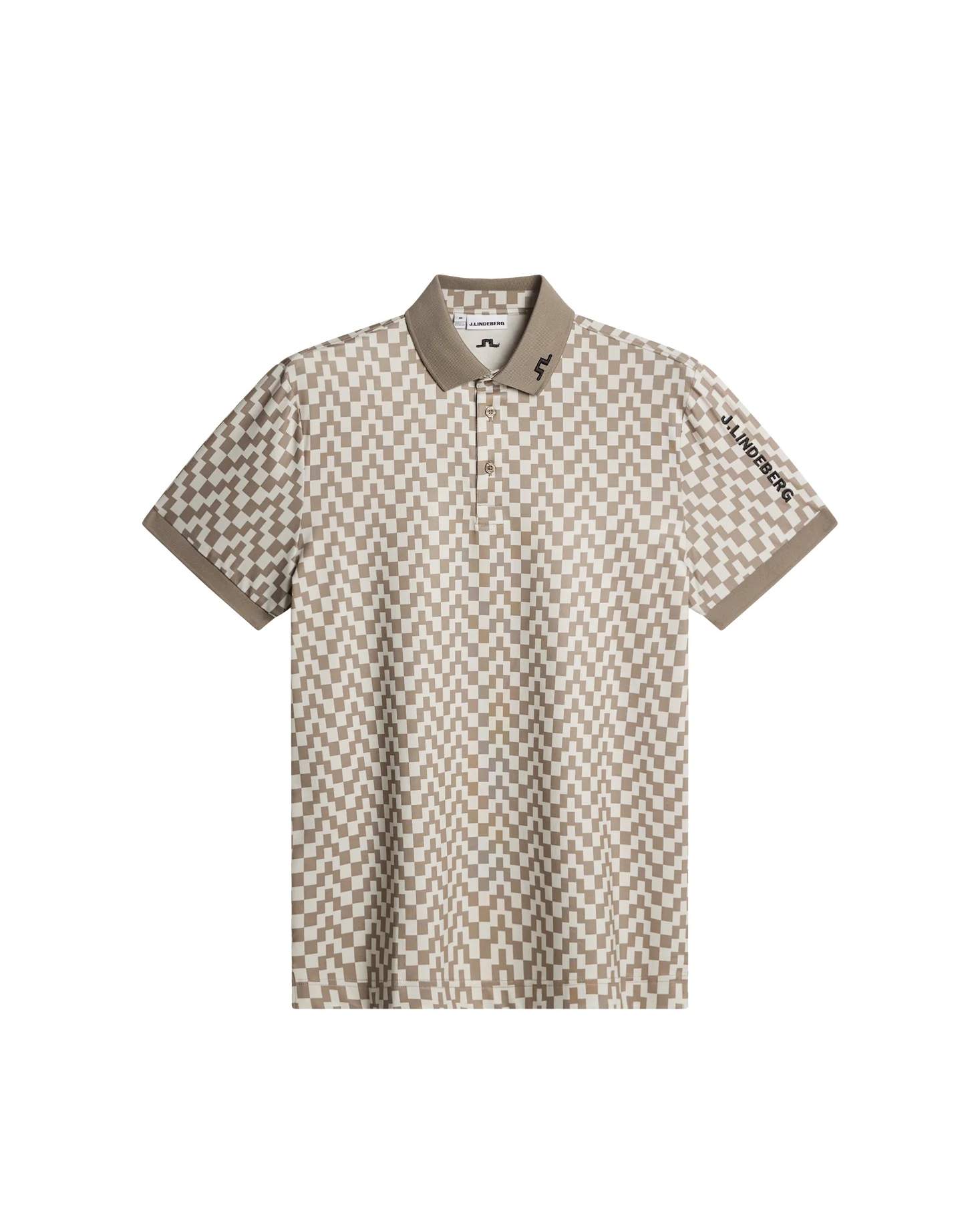 Tour Tech Print Polo Bridge Stack Pikétröja