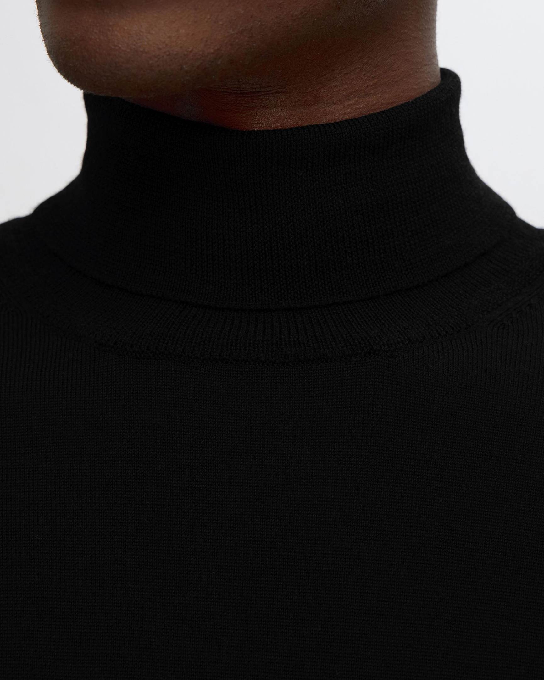 Tray Knit Merino Roll Neck Tröja