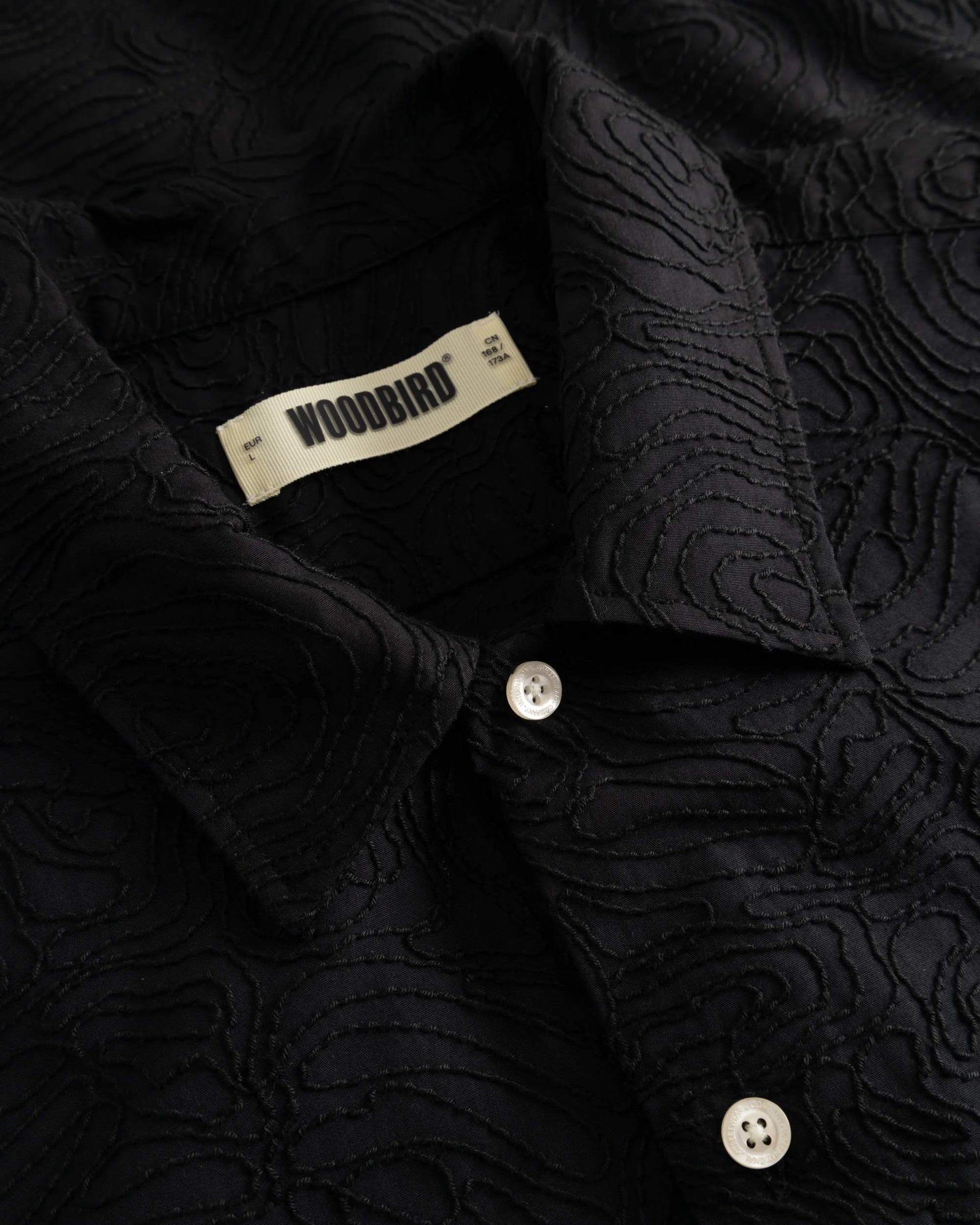 Wang Embroidery Skjorta