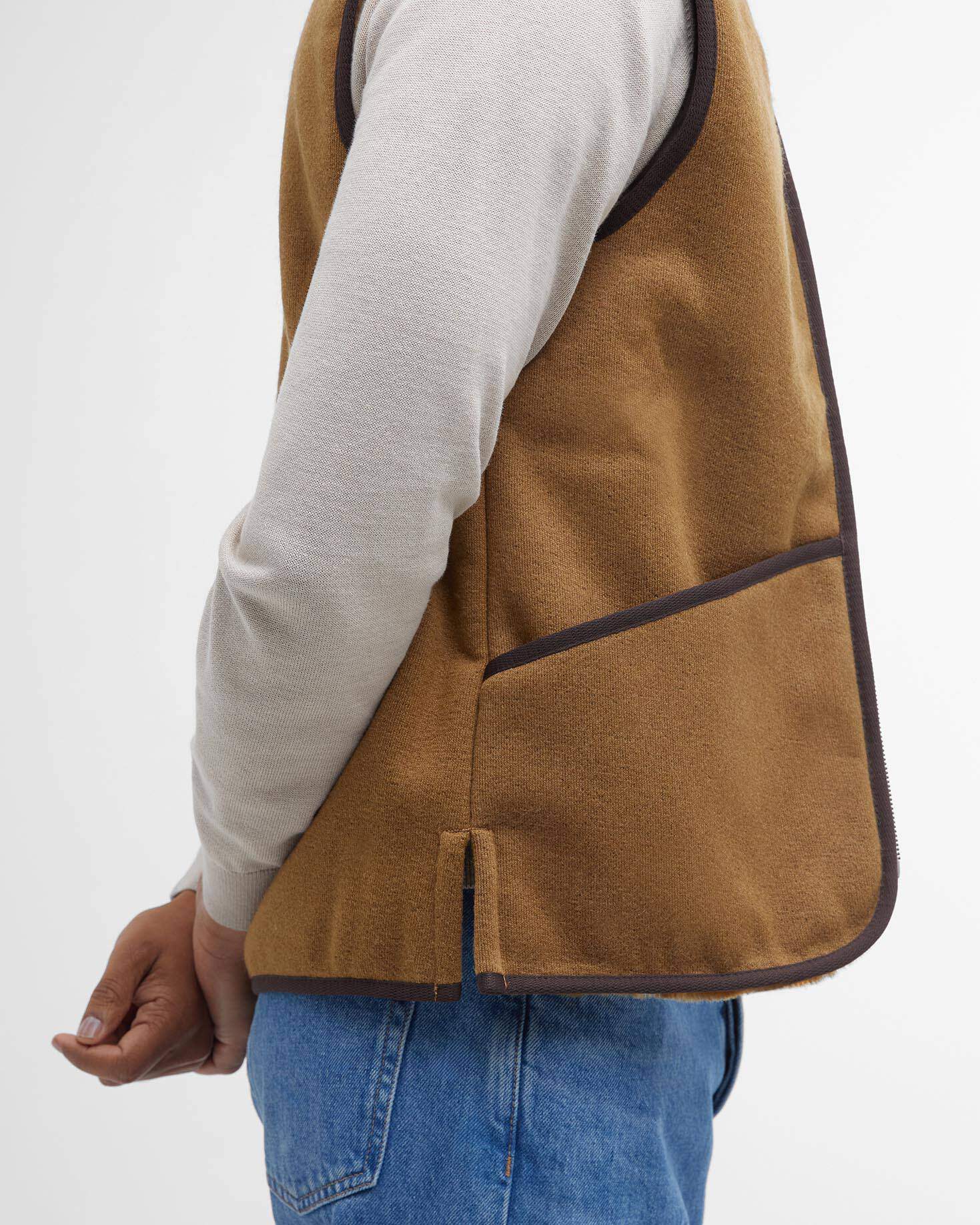 Warm Pile Zip-In Liner Waistcoat