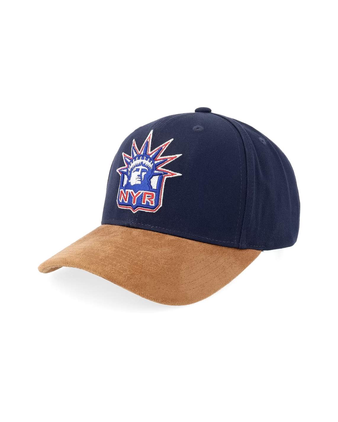 Washed Out Pro Crown New York Rangers Keps - Navy/Brown