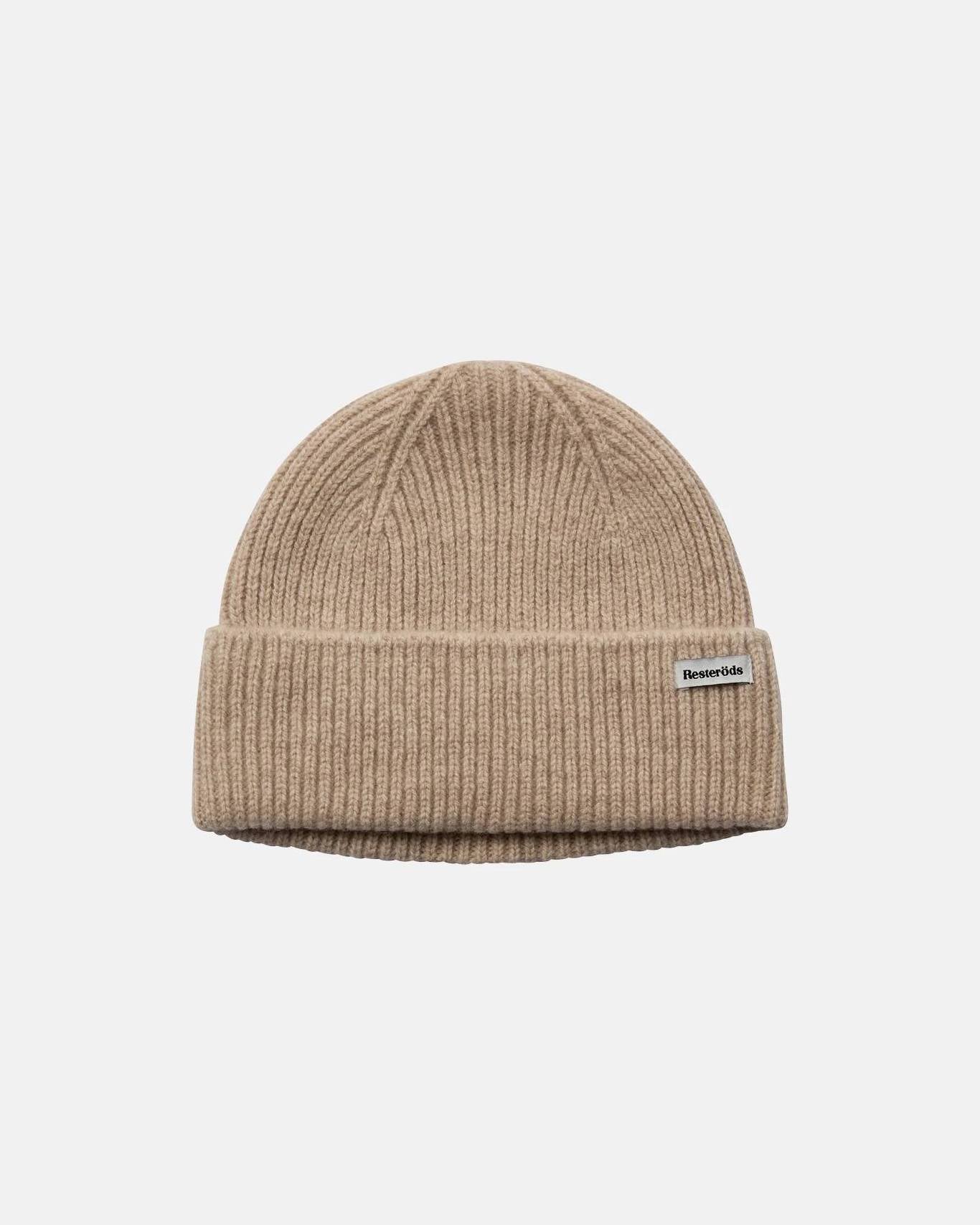 Wool Beanie Mössa - Beige