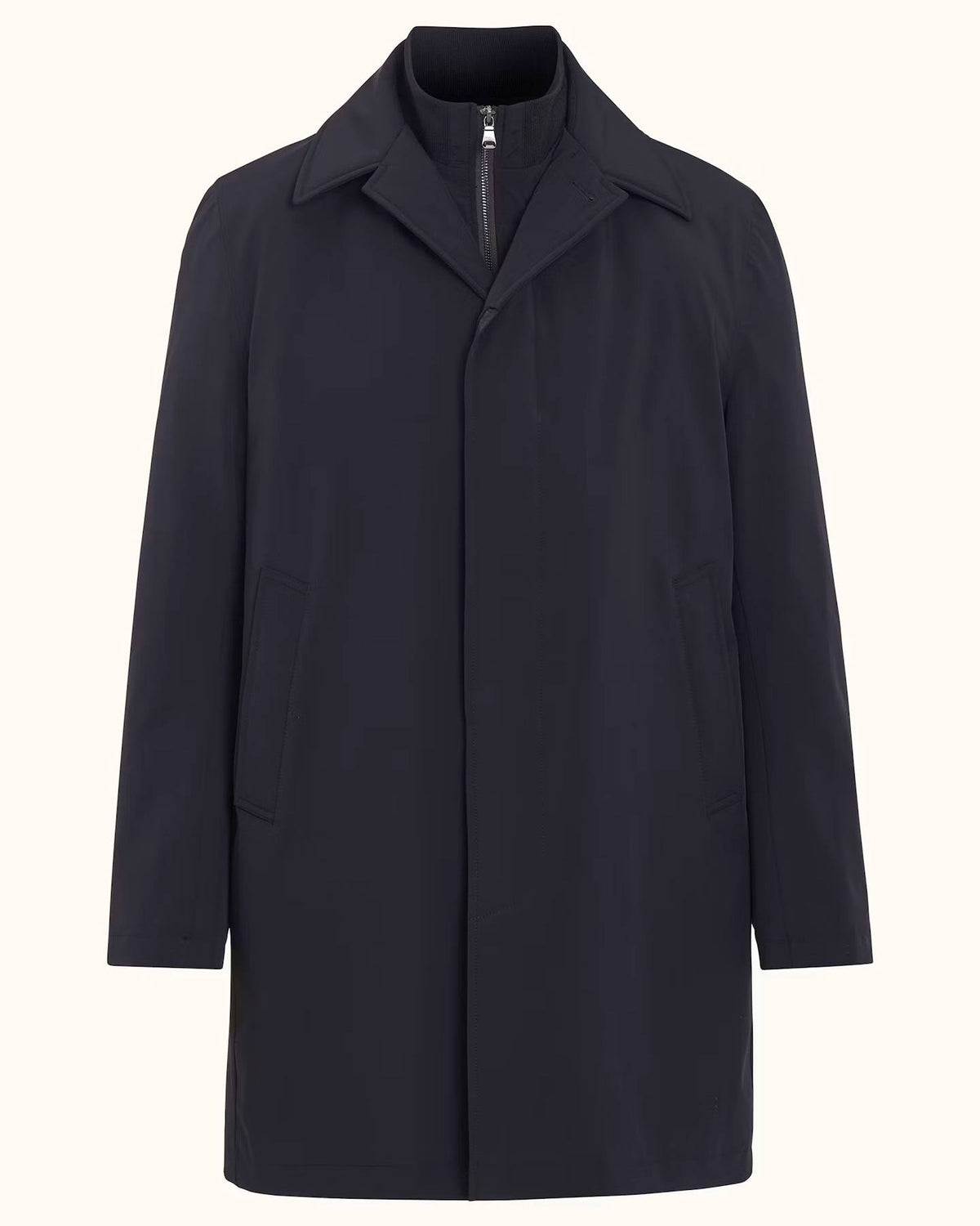 Zipped Padded Car Coat